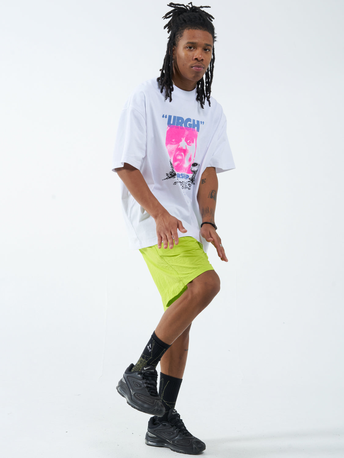 Icky Box Fit Oversize Tee - White