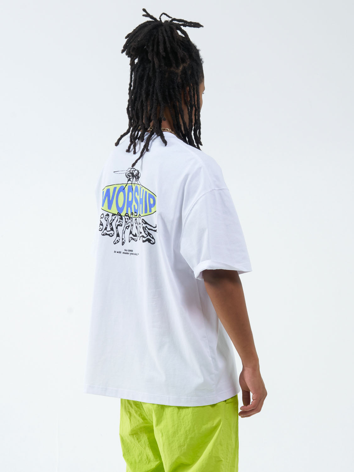 Icky Box Fit Oversize Tee - White