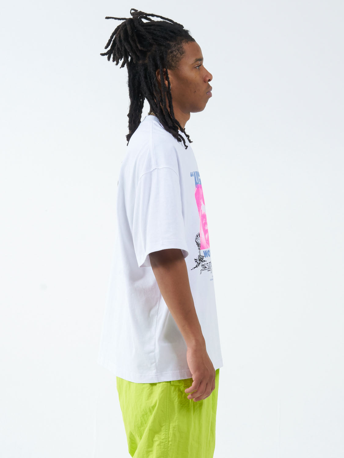 Icky Box Fit Oversize Tee - White