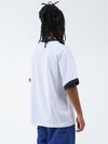 Tommy Two Box Fit Oversize Ringer Tee - White