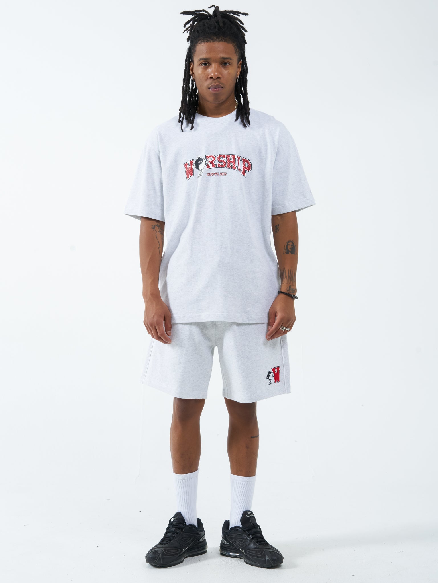 Ivy League Tee - Snow Marle