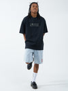 Visitors Box Fit Oversize Tee - Washed Black