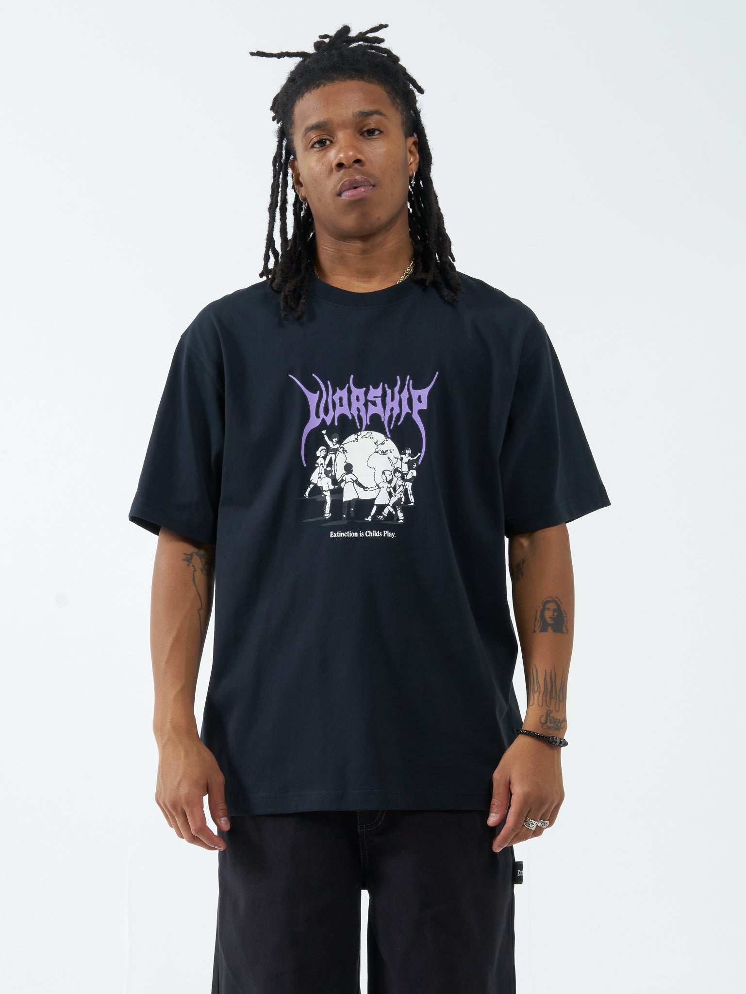 Childs Play Tee - Washed Black