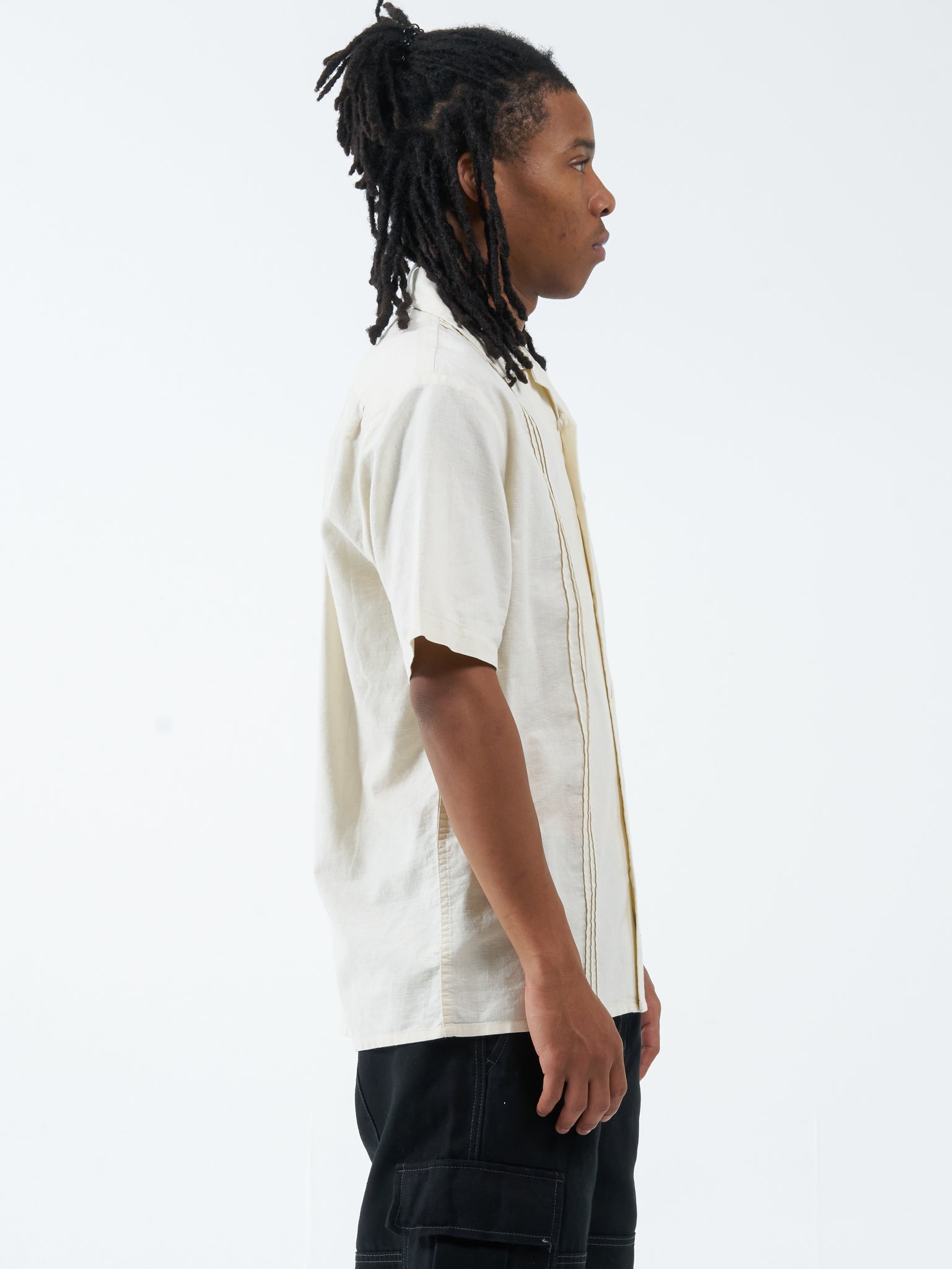 Hot Plate Linen Shirt - Bone