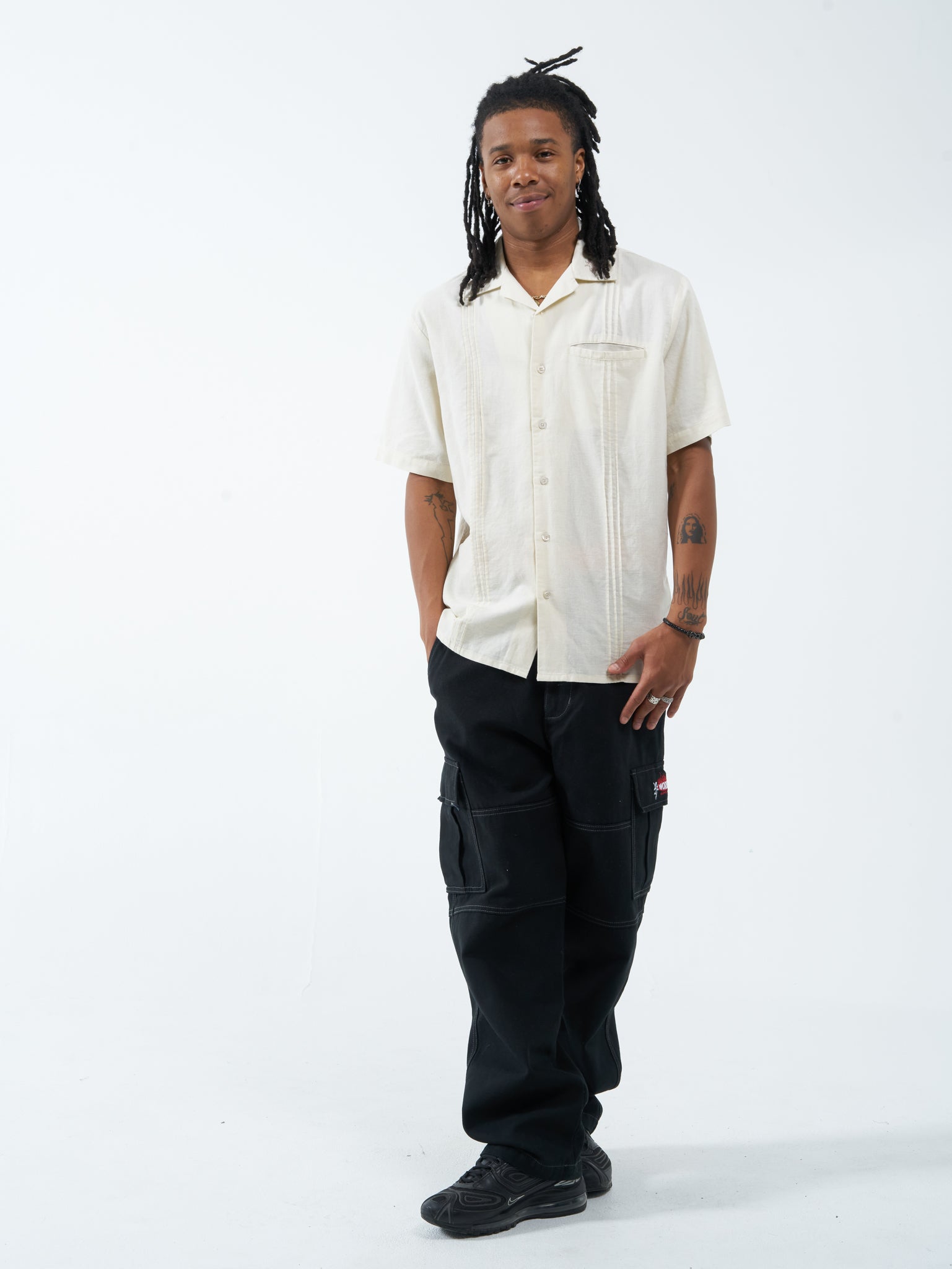 Hot Plate Linen Shirt - Bone