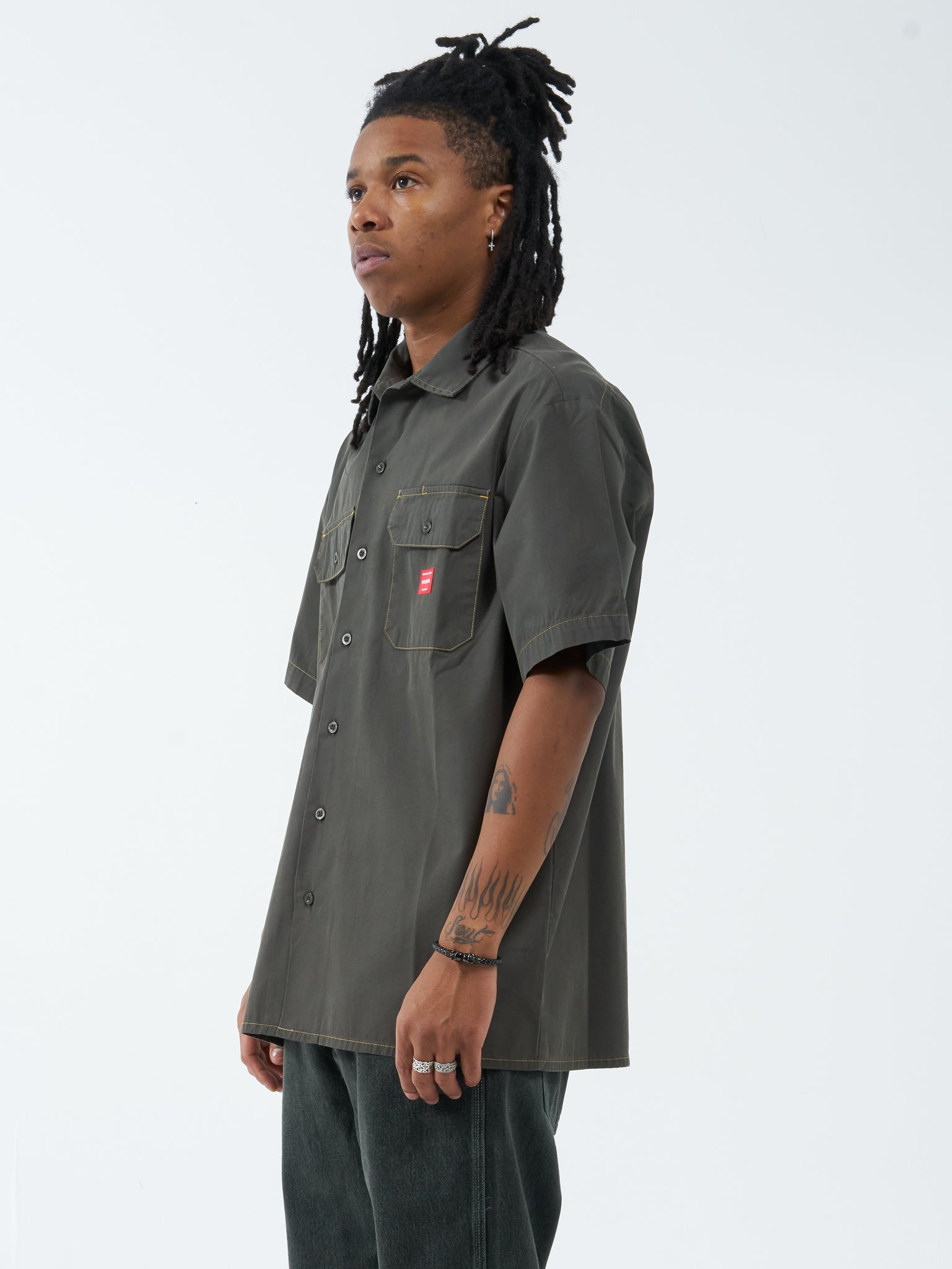 Service Work Shirt - Grape Leaf