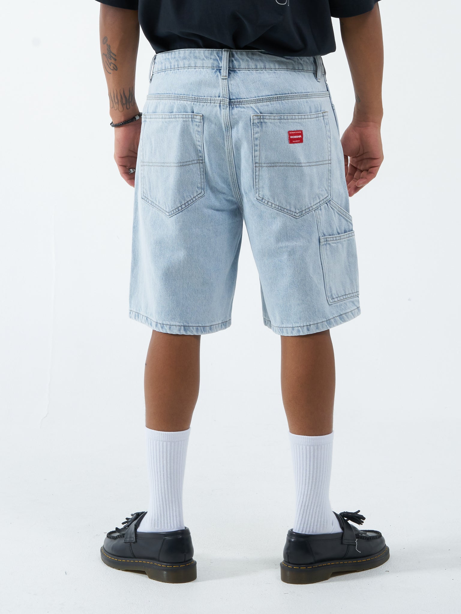 Lounger Jean Short - Vanish Blue