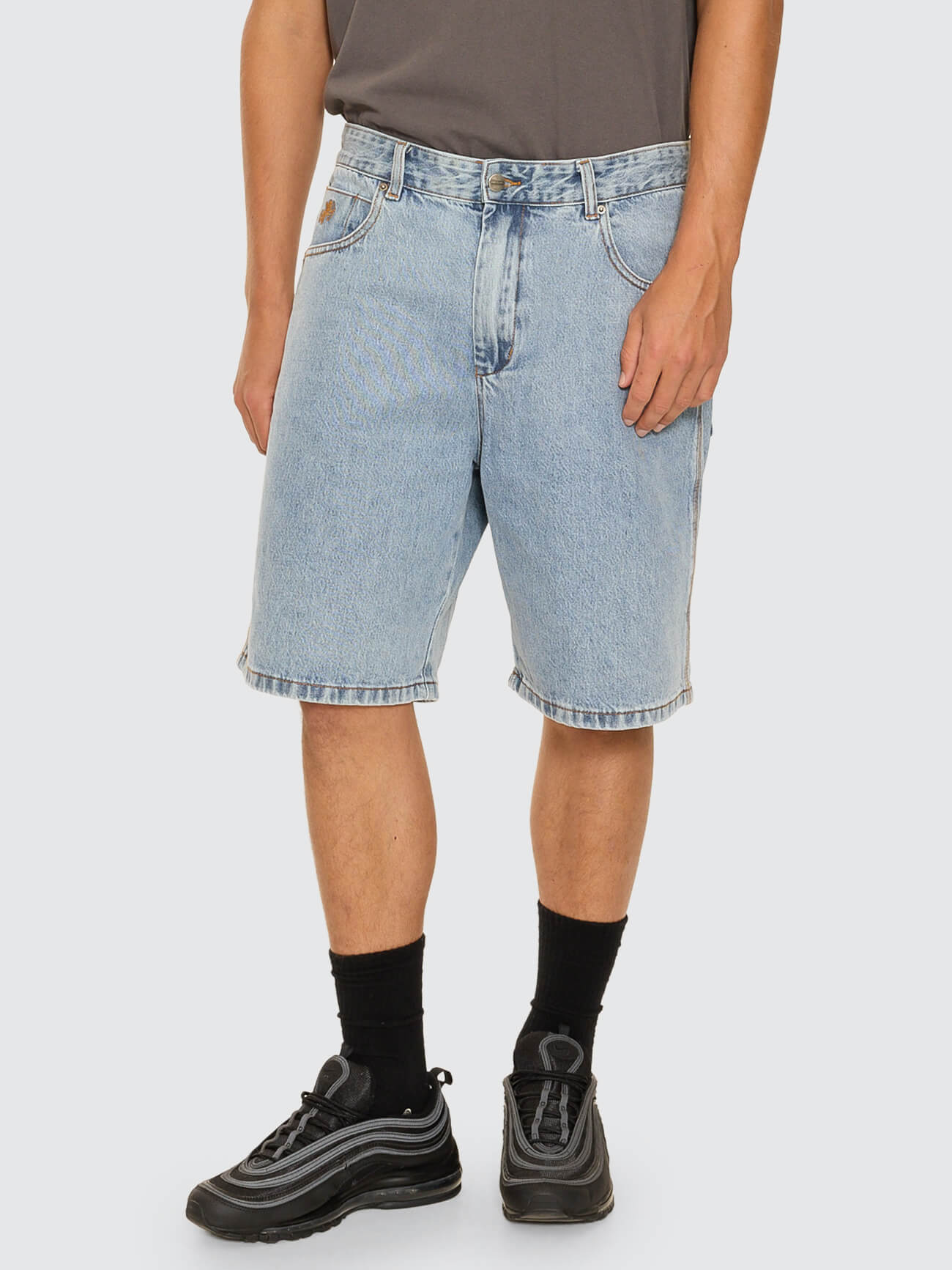 Big Dawg Jean Short - Raged Blue