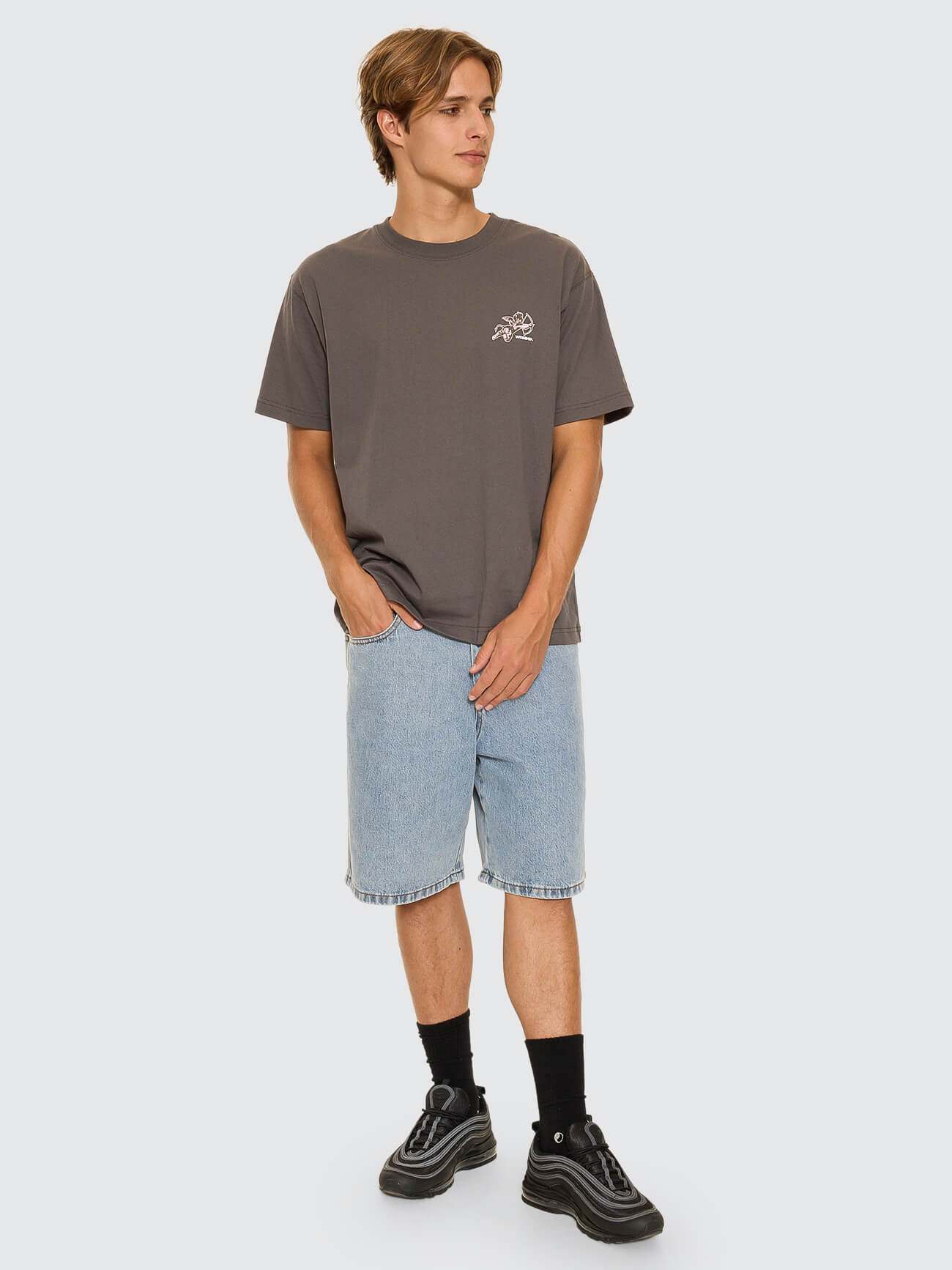 Big Dawg Jean Short - Raged Blue