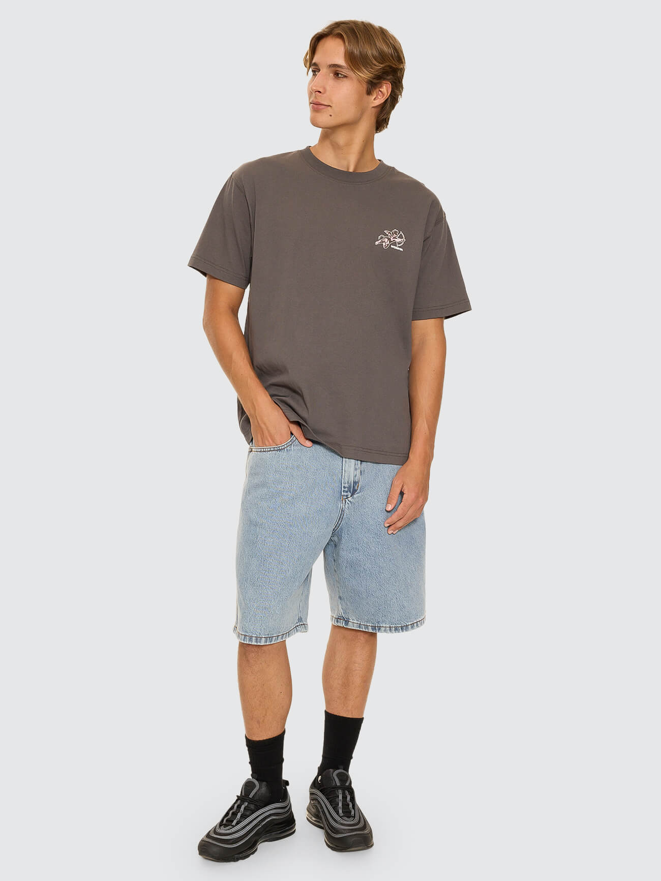 Big Dawg Jean Short - Raged Blue