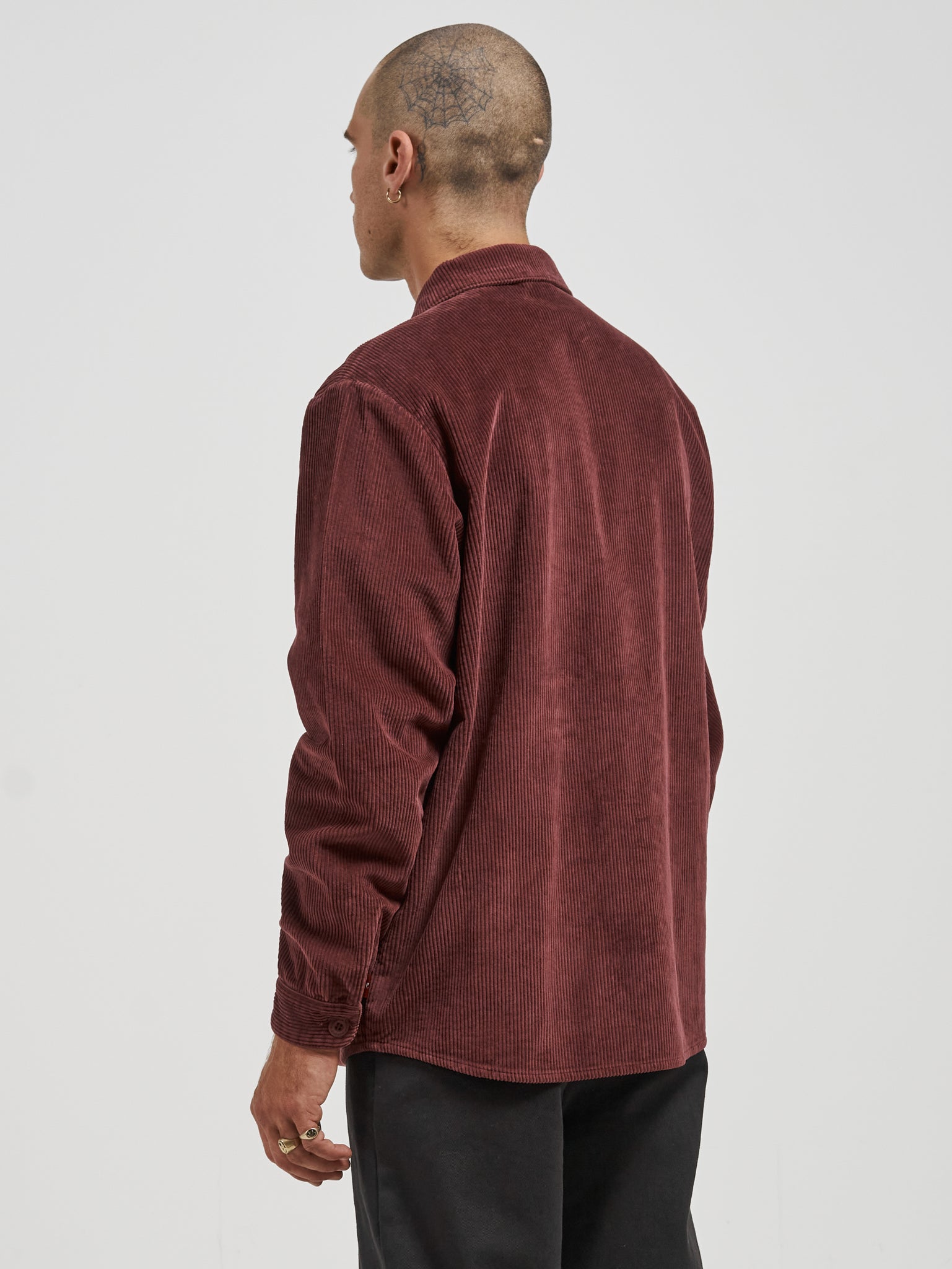 Dog Pound Overshirt - Burgundy