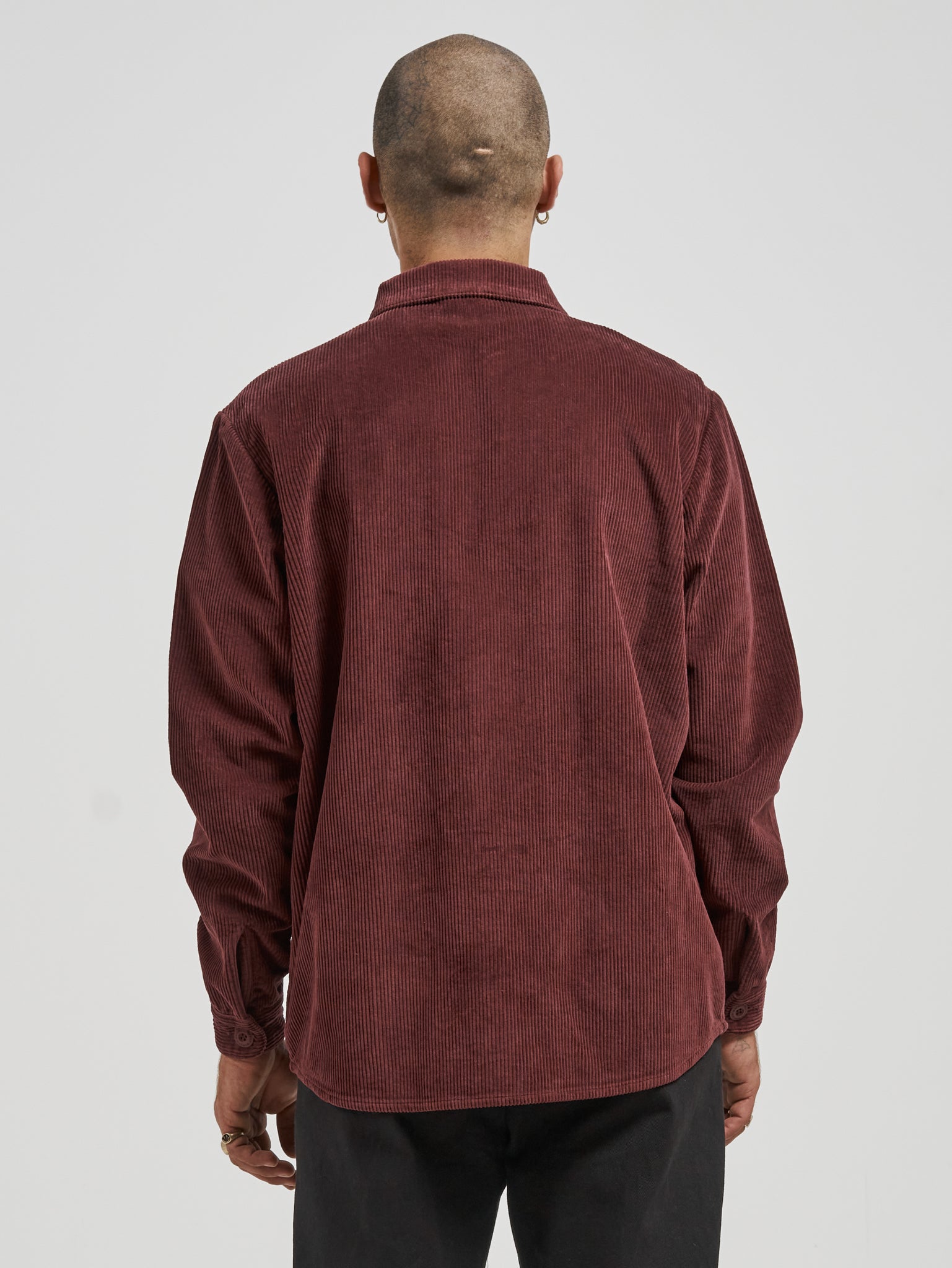 Dog Pound Overshirt - Burgundy