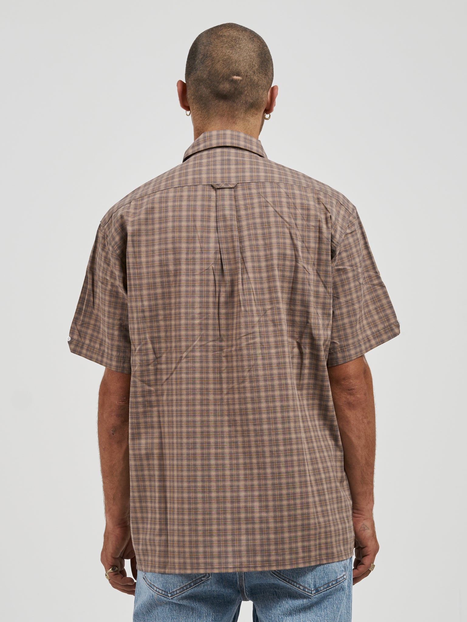 Badger Short Sleeve Shirt - Rain Drum