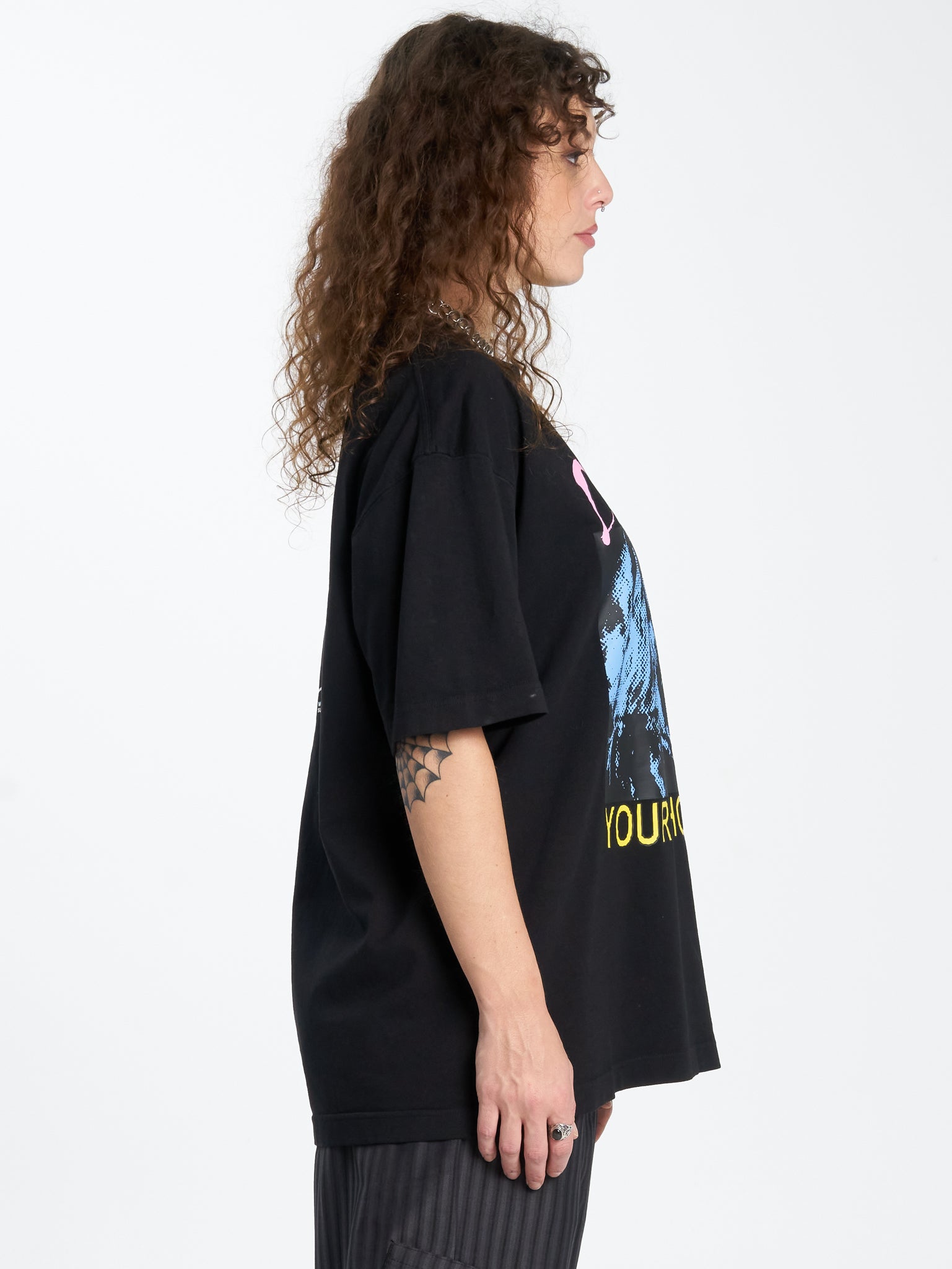 Destino Oversized Tee - Black