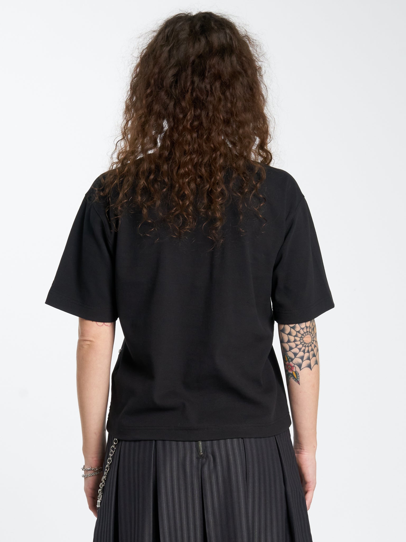 Purgatory Rib Regular Fit Tee - Black