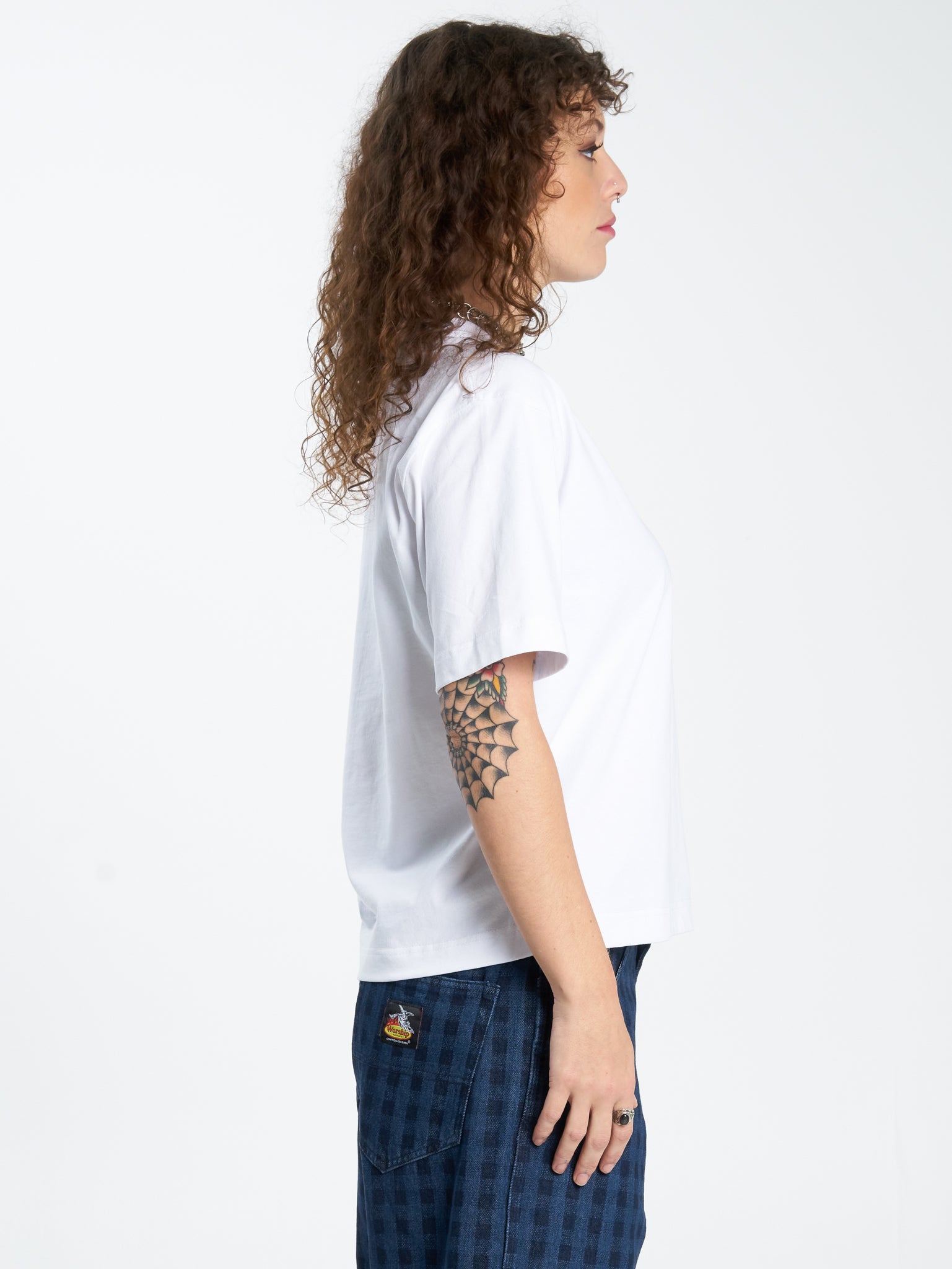 Controlled Burn Regular Fit Tee - White