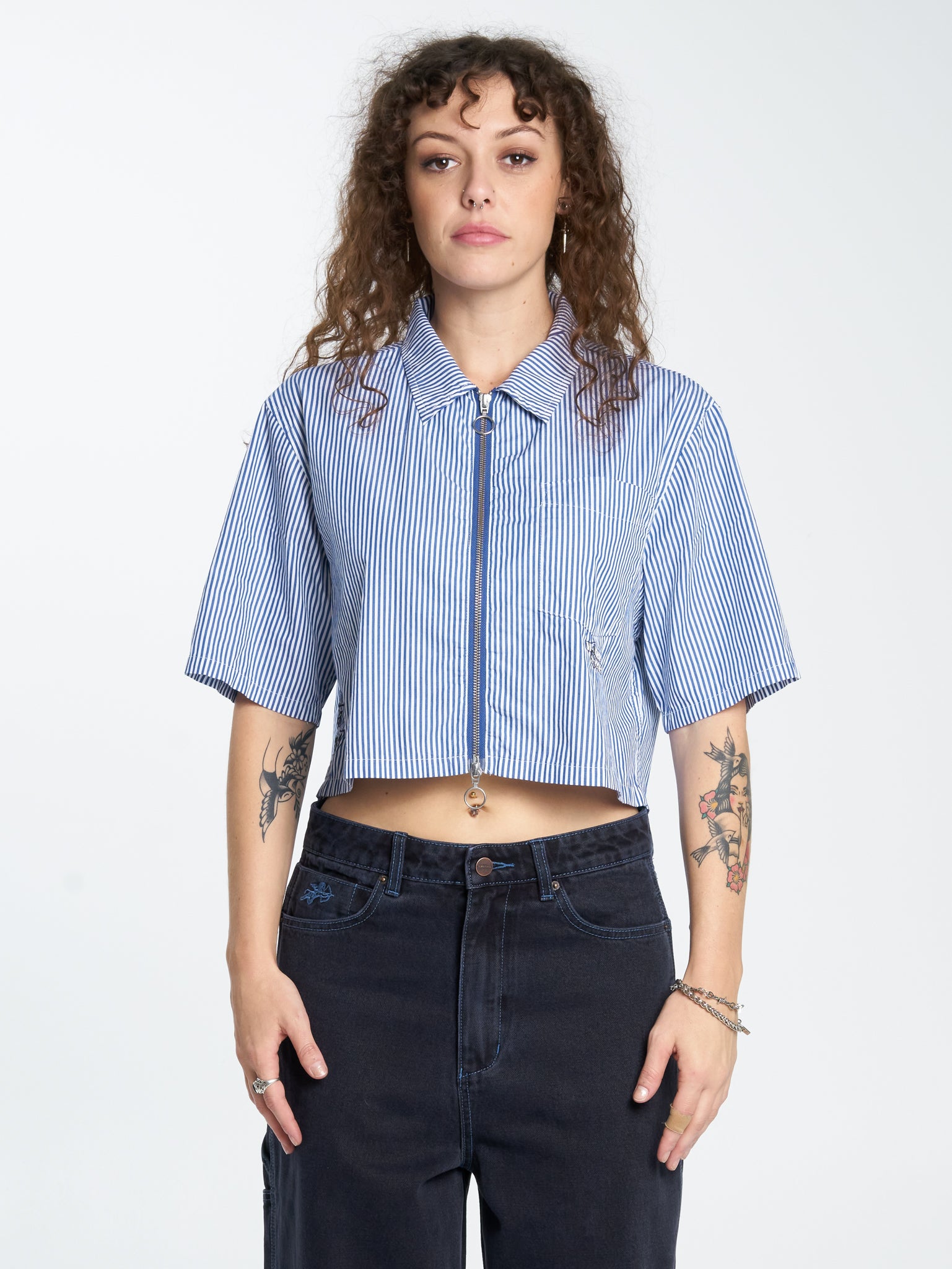 Die Laughing Box Fit Shirt - Blue