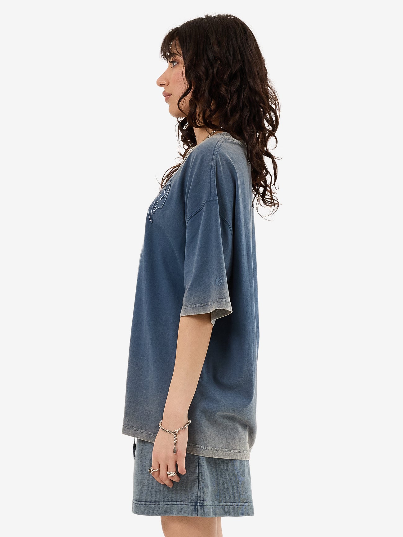 Summons Relaxed Fit Tee - Glazed Blue 4