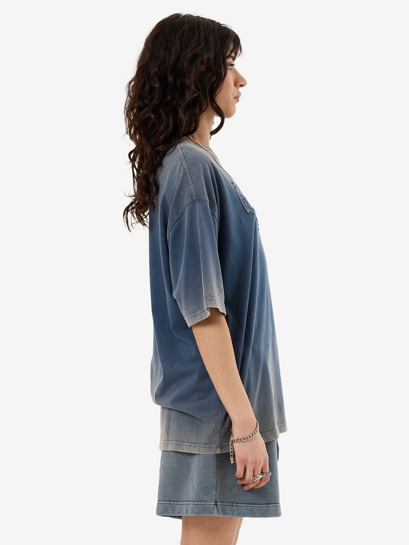 Summons Relaxed Fit Tee - Glazed Blue 4