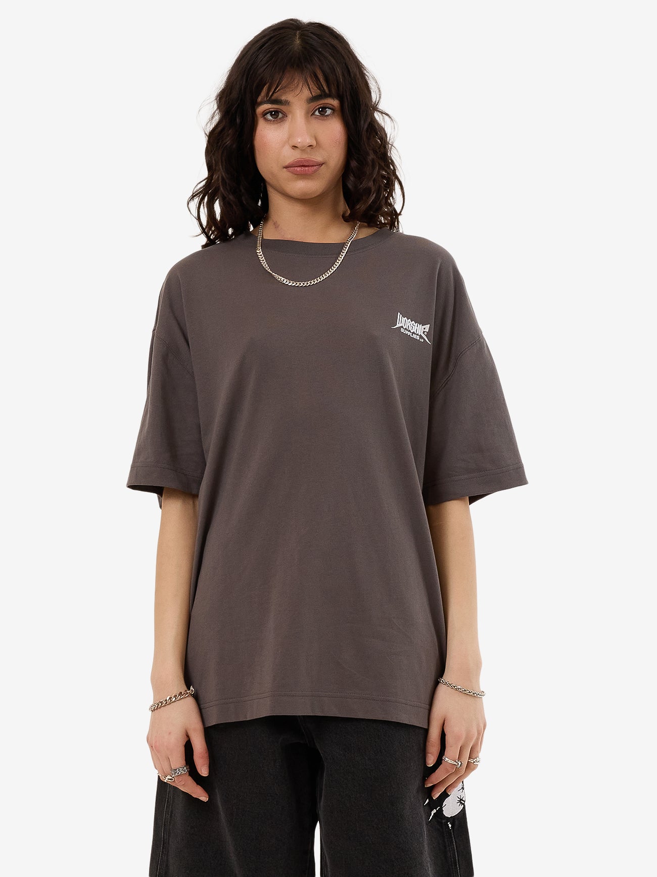 Nuclear Relaxed Fit Tee - Worn Black 4