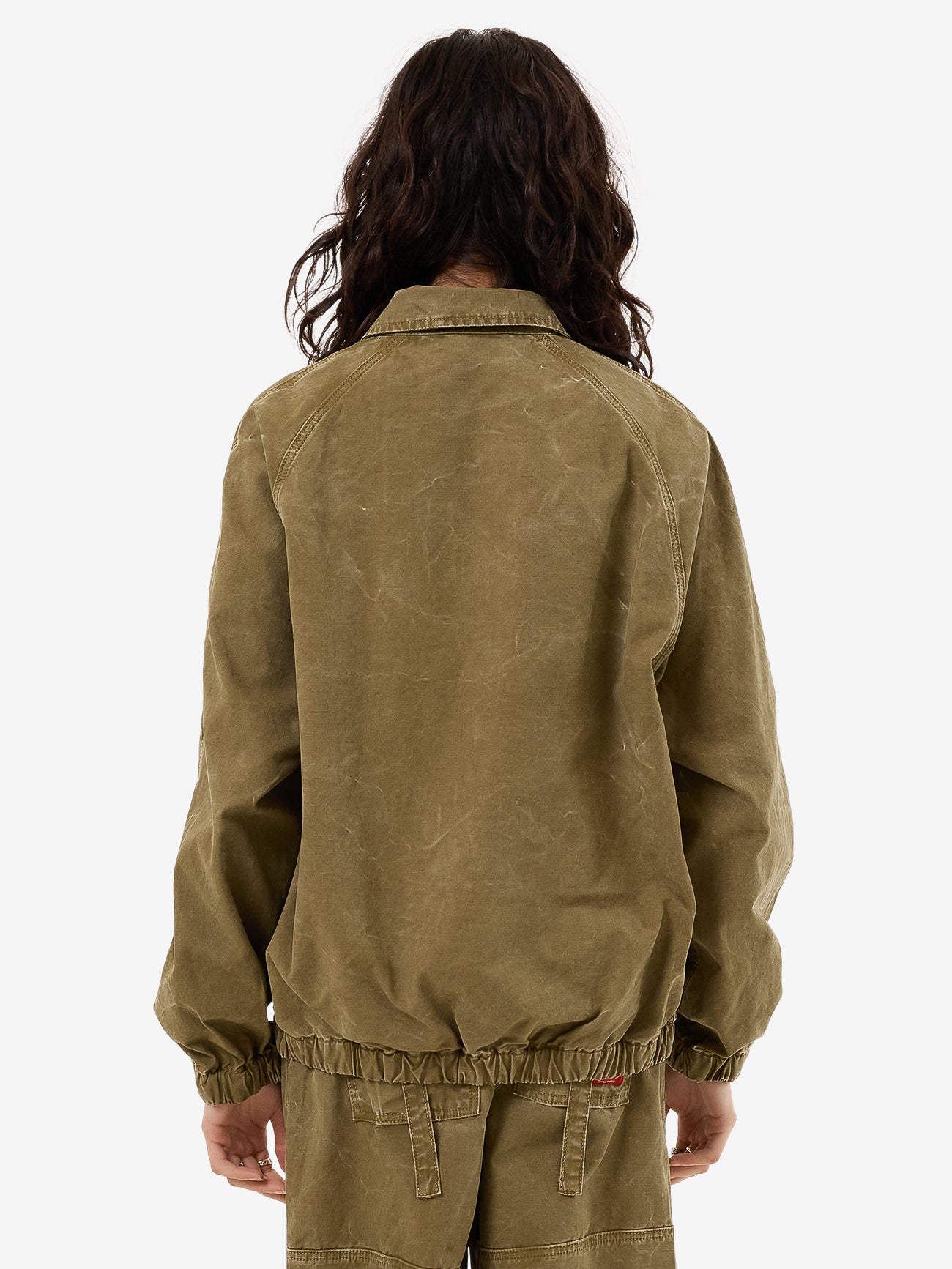 Drizzler Jacket - Khaki Oil Wash 4