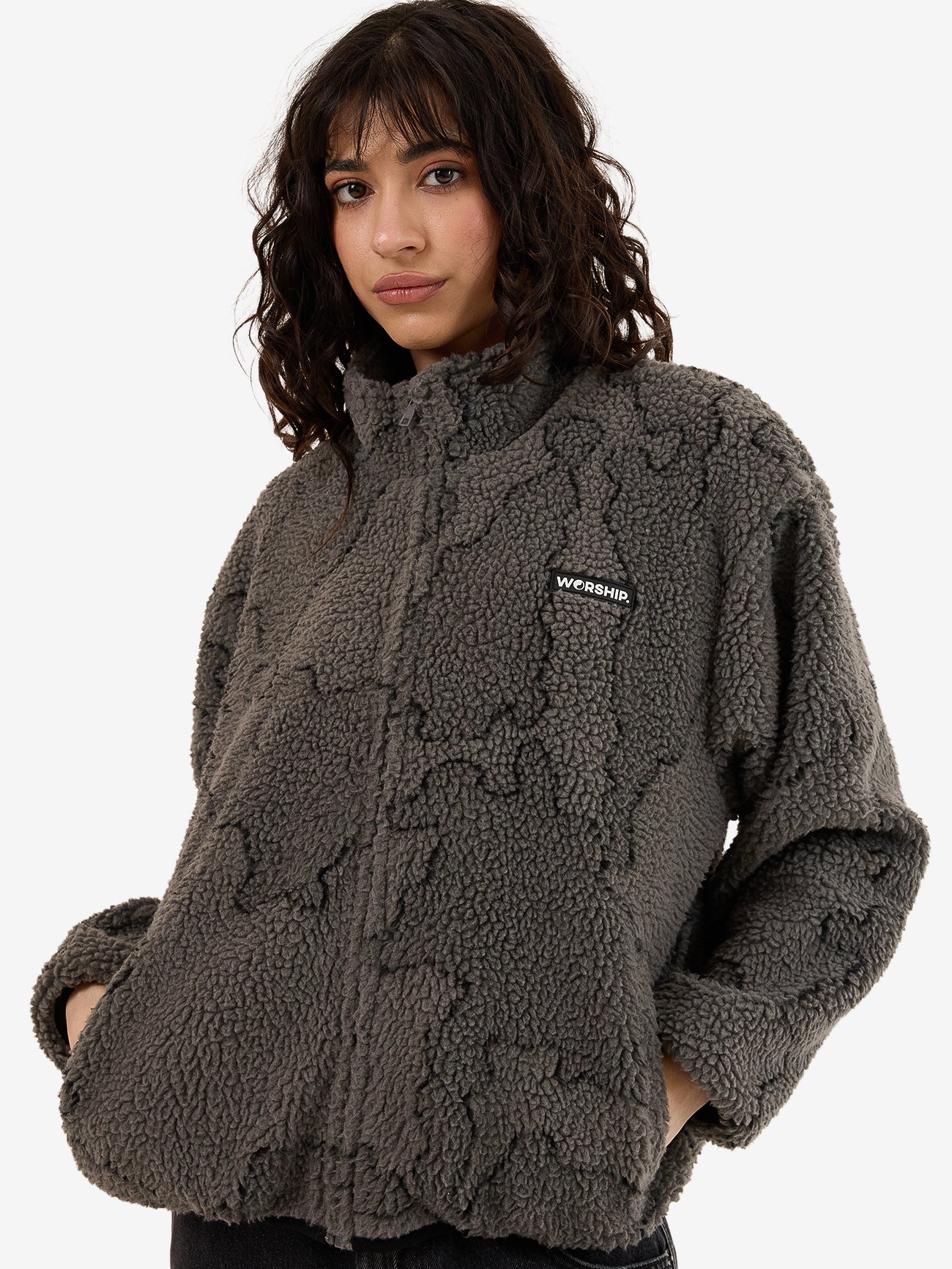 Delirium Zip Through Polar Fleece - Steel Grey 4