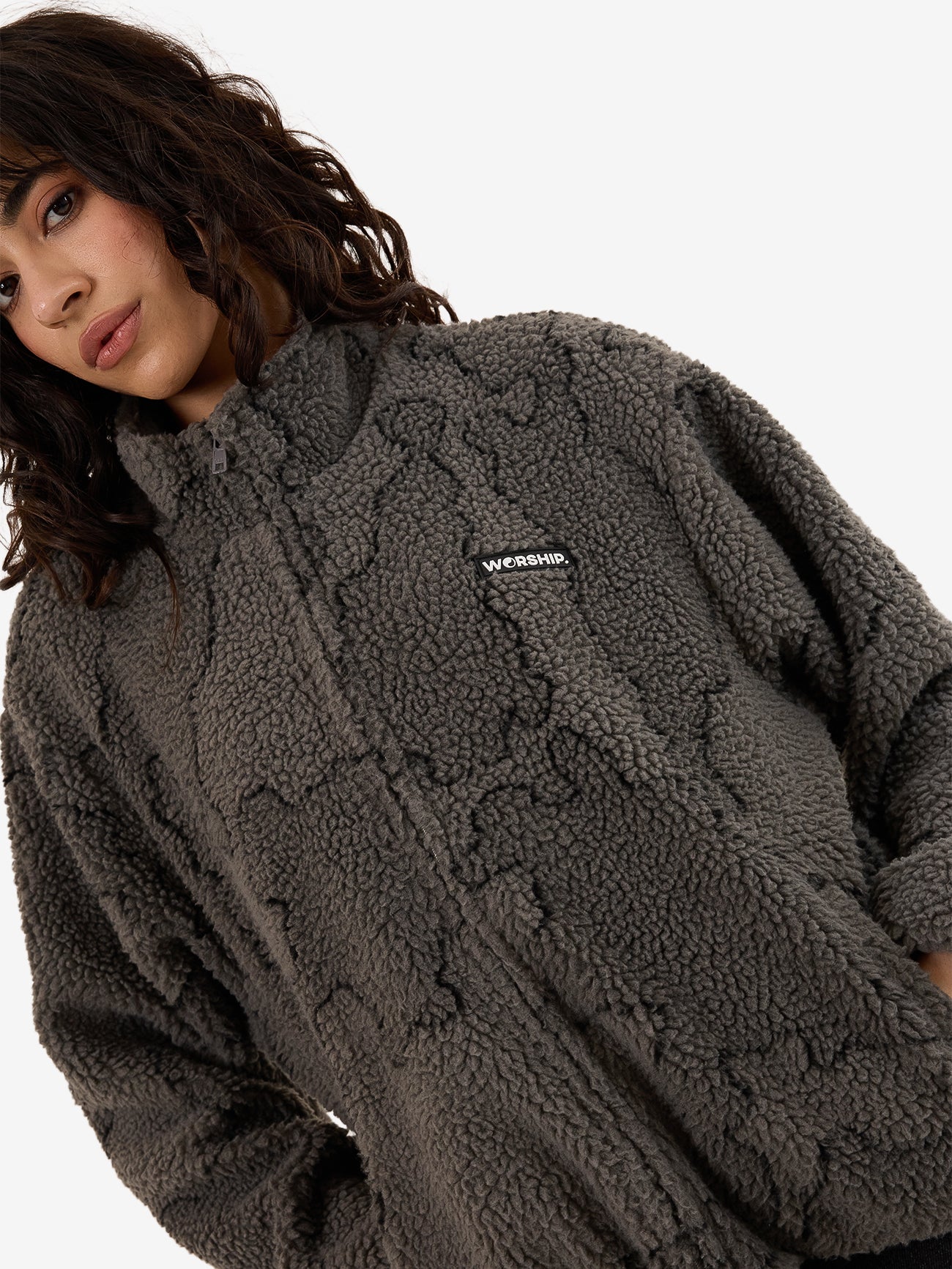 Delirium Zip Through Polar Fleece - Steel Grey 4