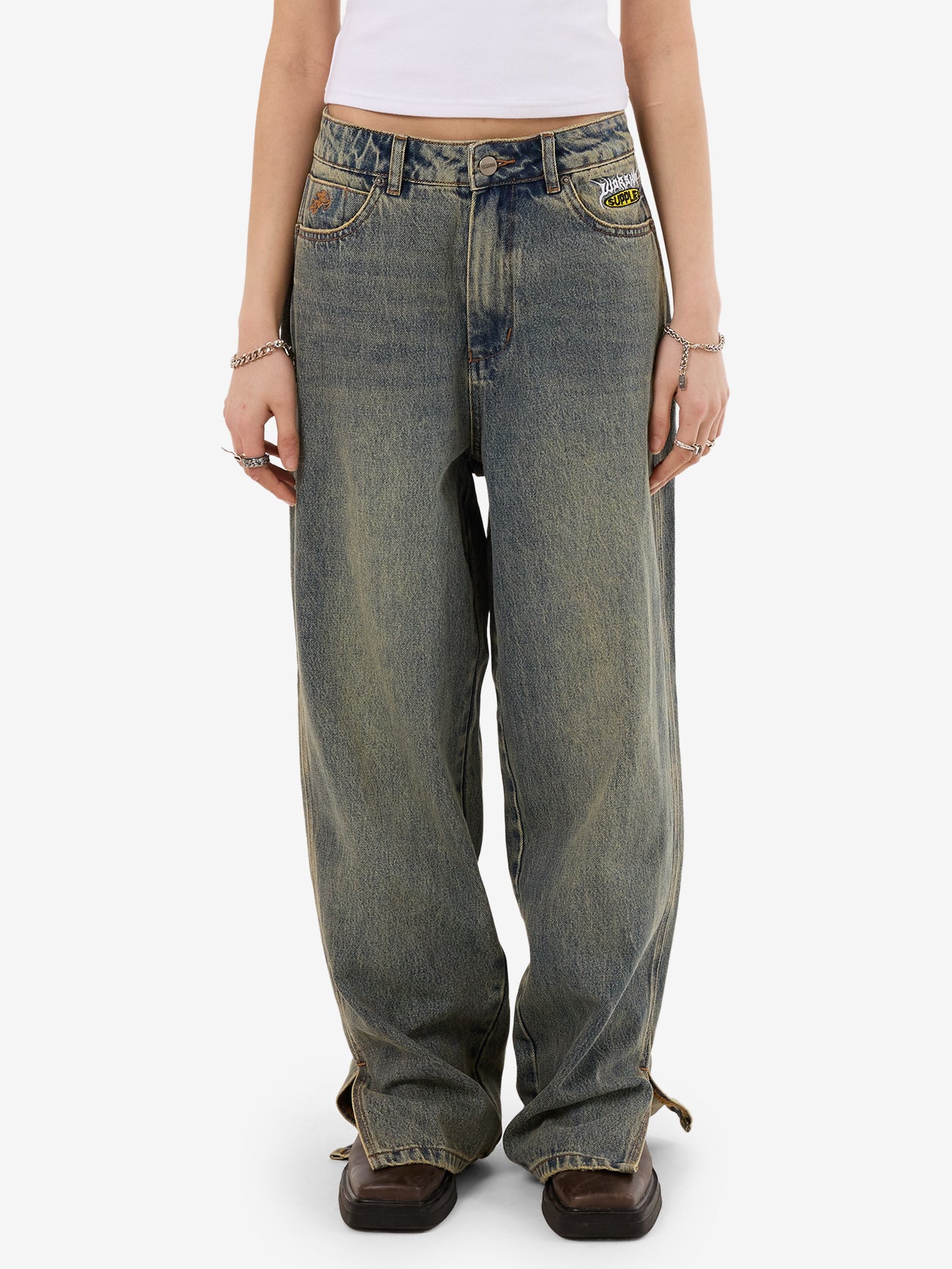 Messenger Big Baggy Split Jean - Corrosive 4