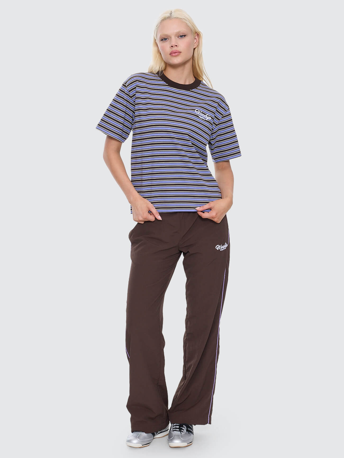 Coed Stripe Regular Fit Tee - Ganache 4