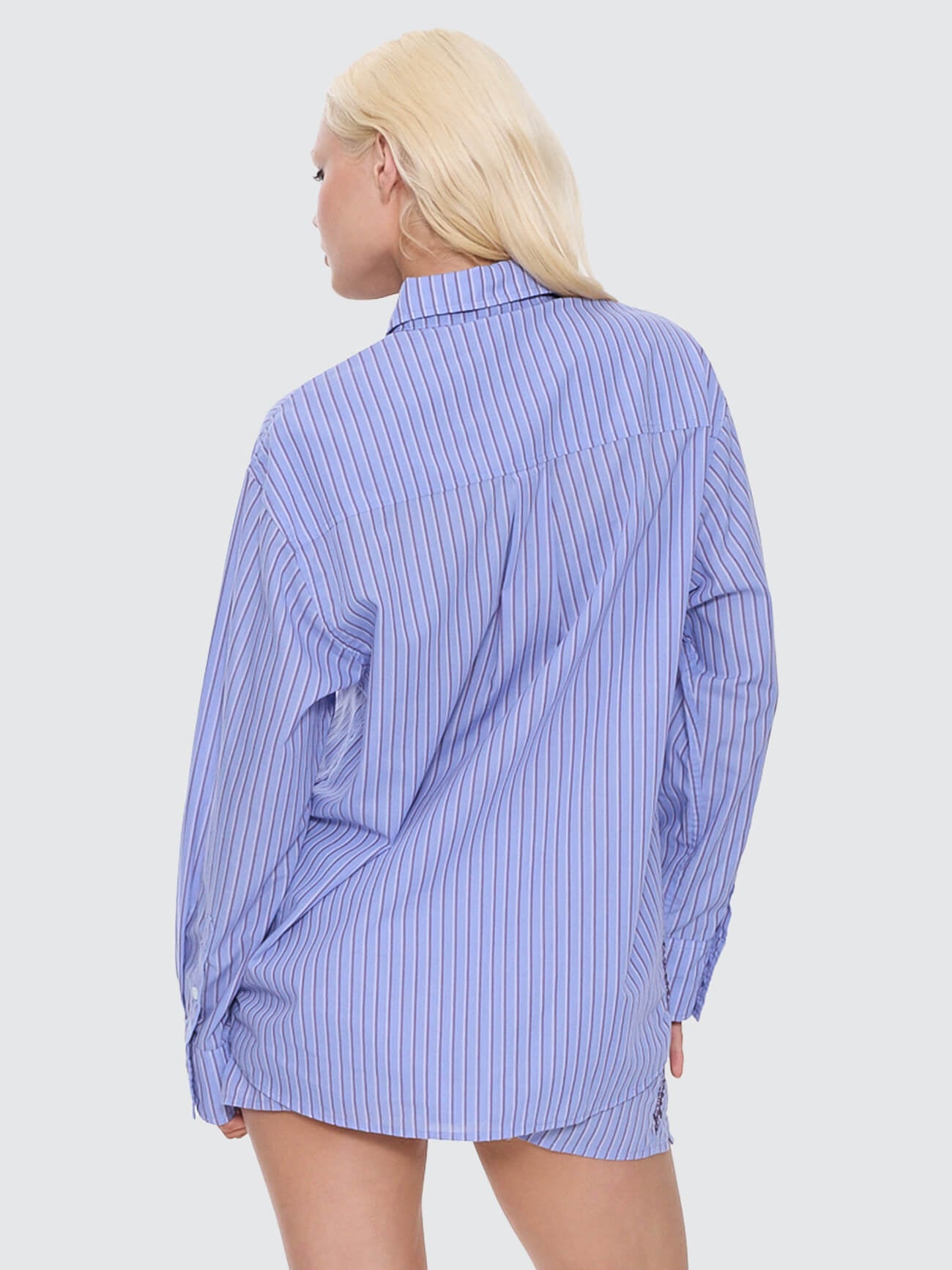 Coed Oversized Long Sleeve Shirt - Purple Haze 4