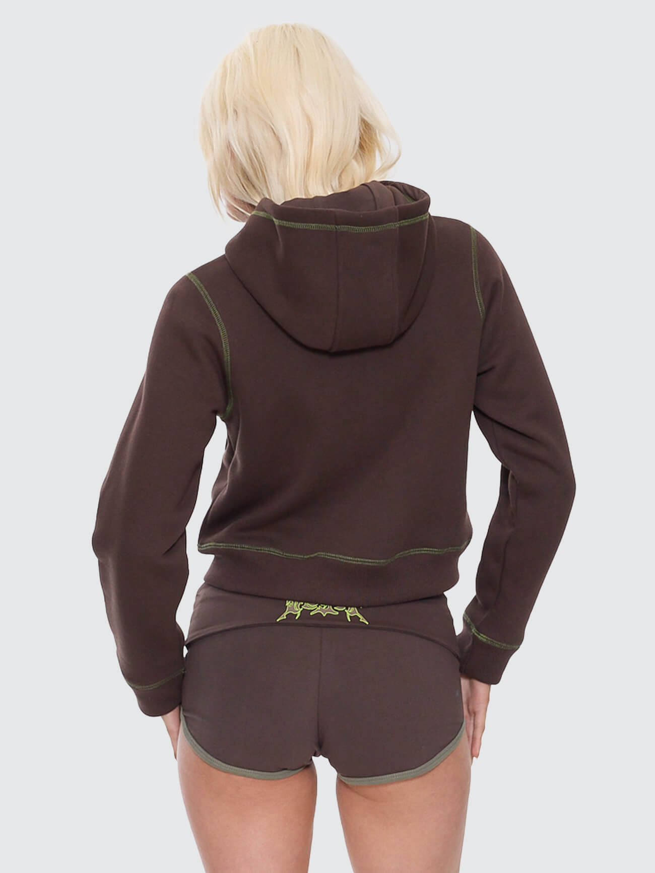 Trouble Zip Fleece Jacket - Ganache 4