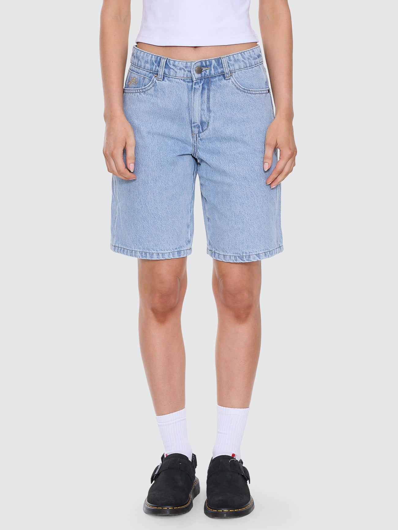 Sloucher Short - Worship Worn Blue 4