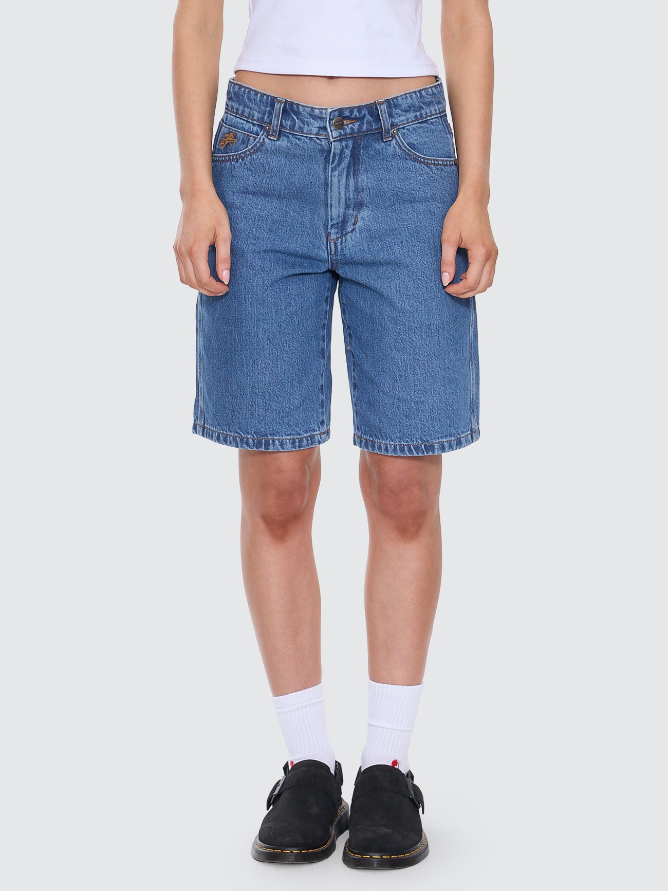 Sloucher Short - Sky High Blue