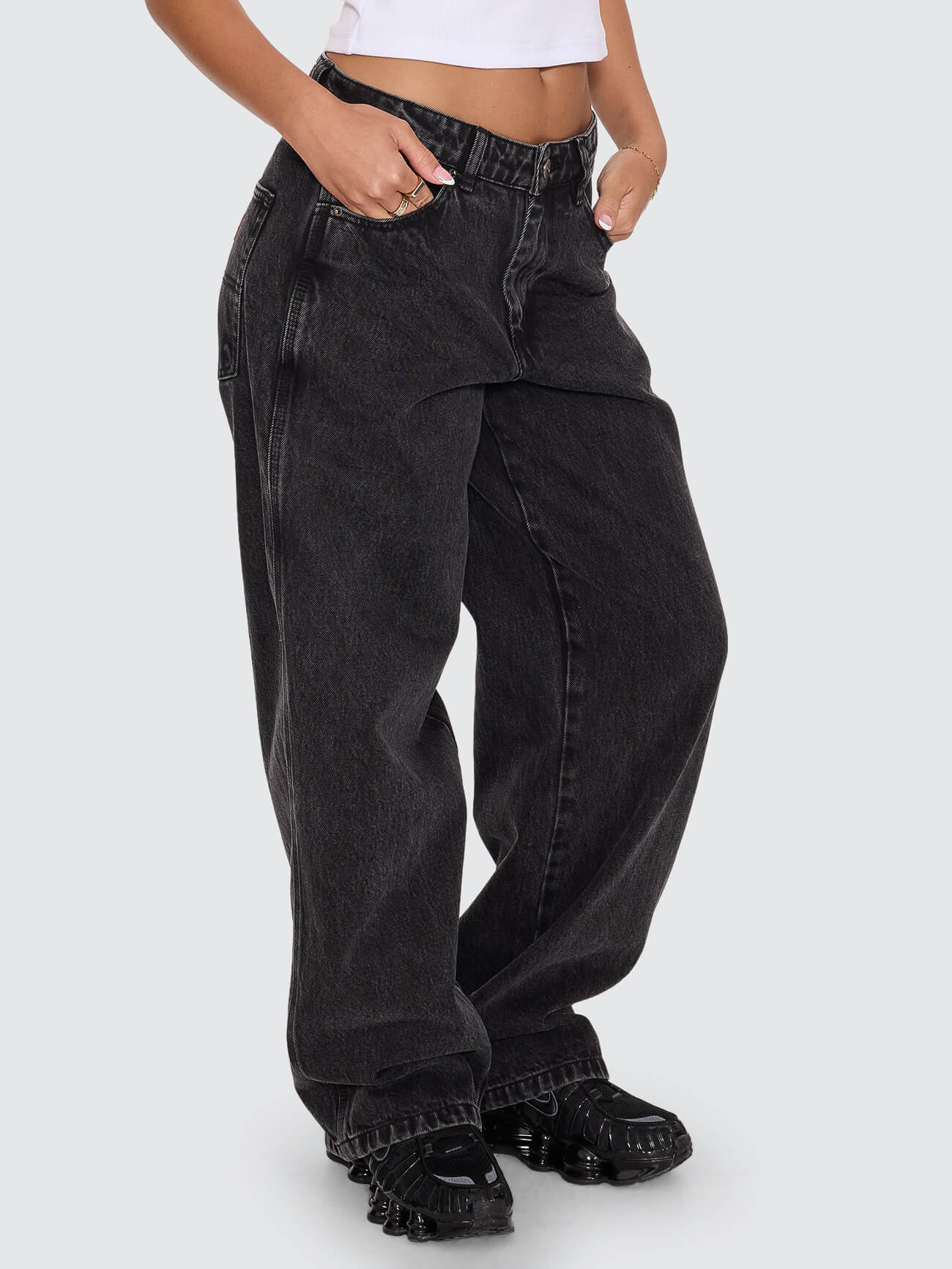 Sloucher Jean - Black Rinse 4
