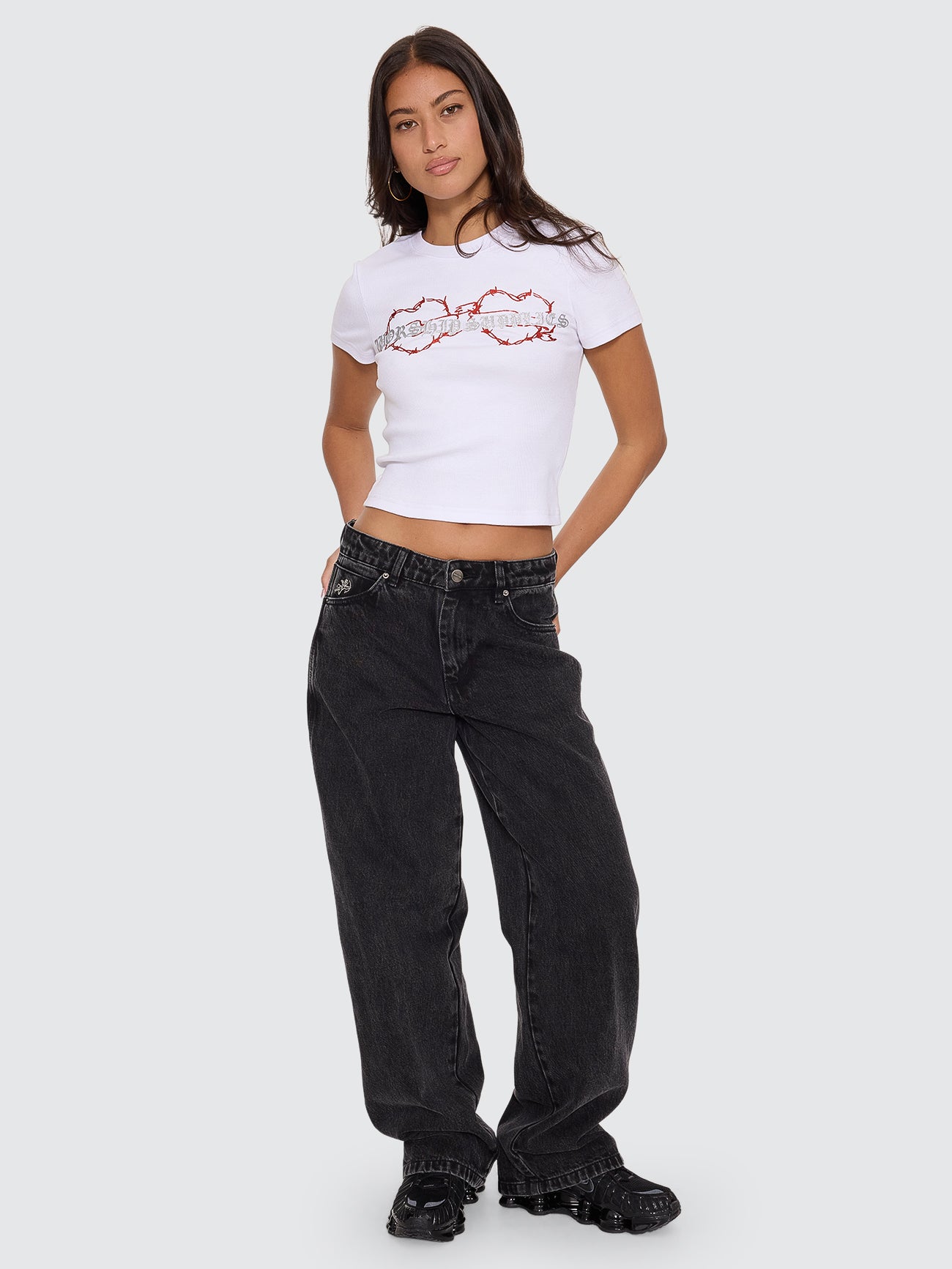 Sloucher Jean - Black Rinse