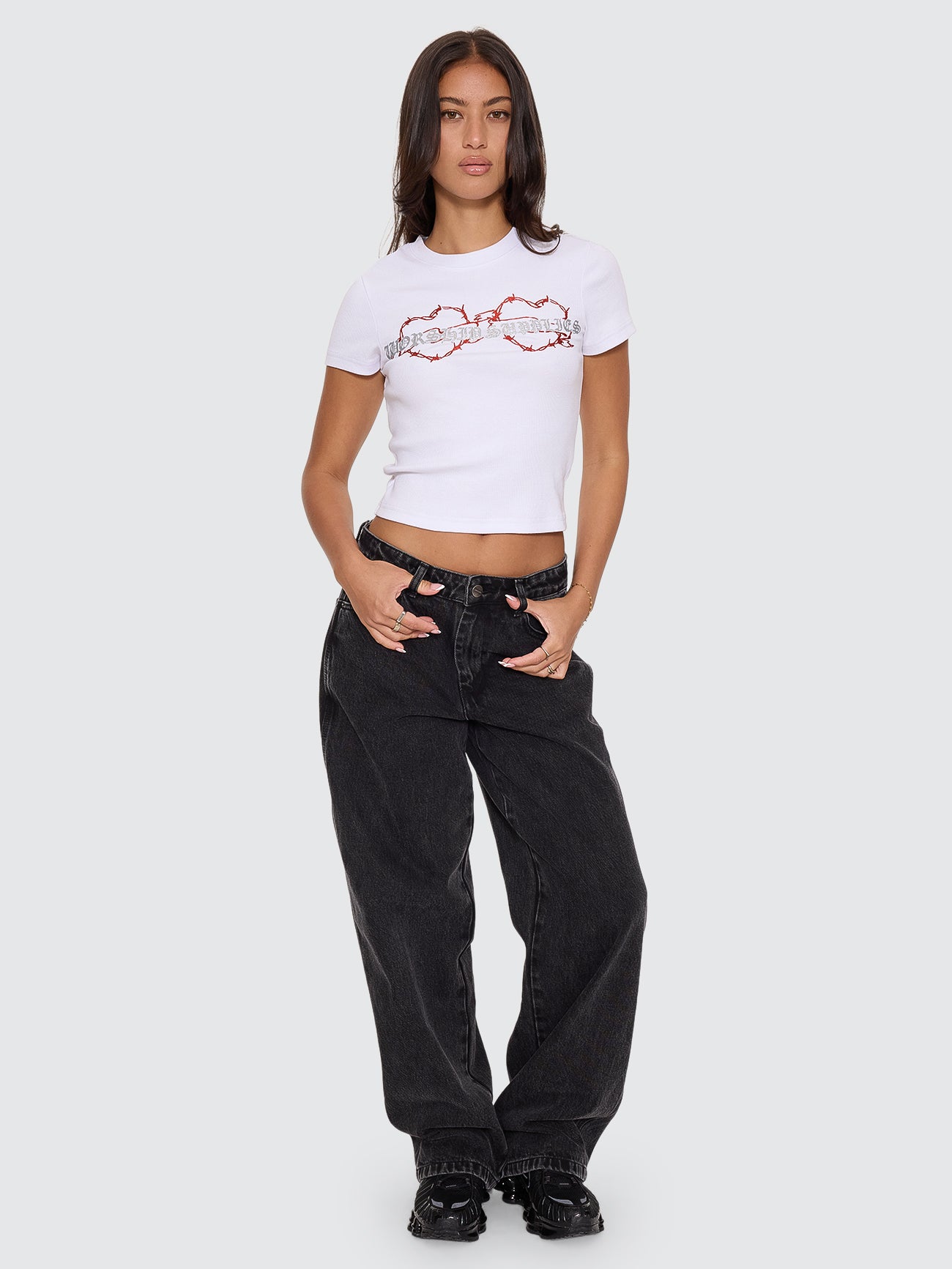 Sloucher Jean - Black Rinse