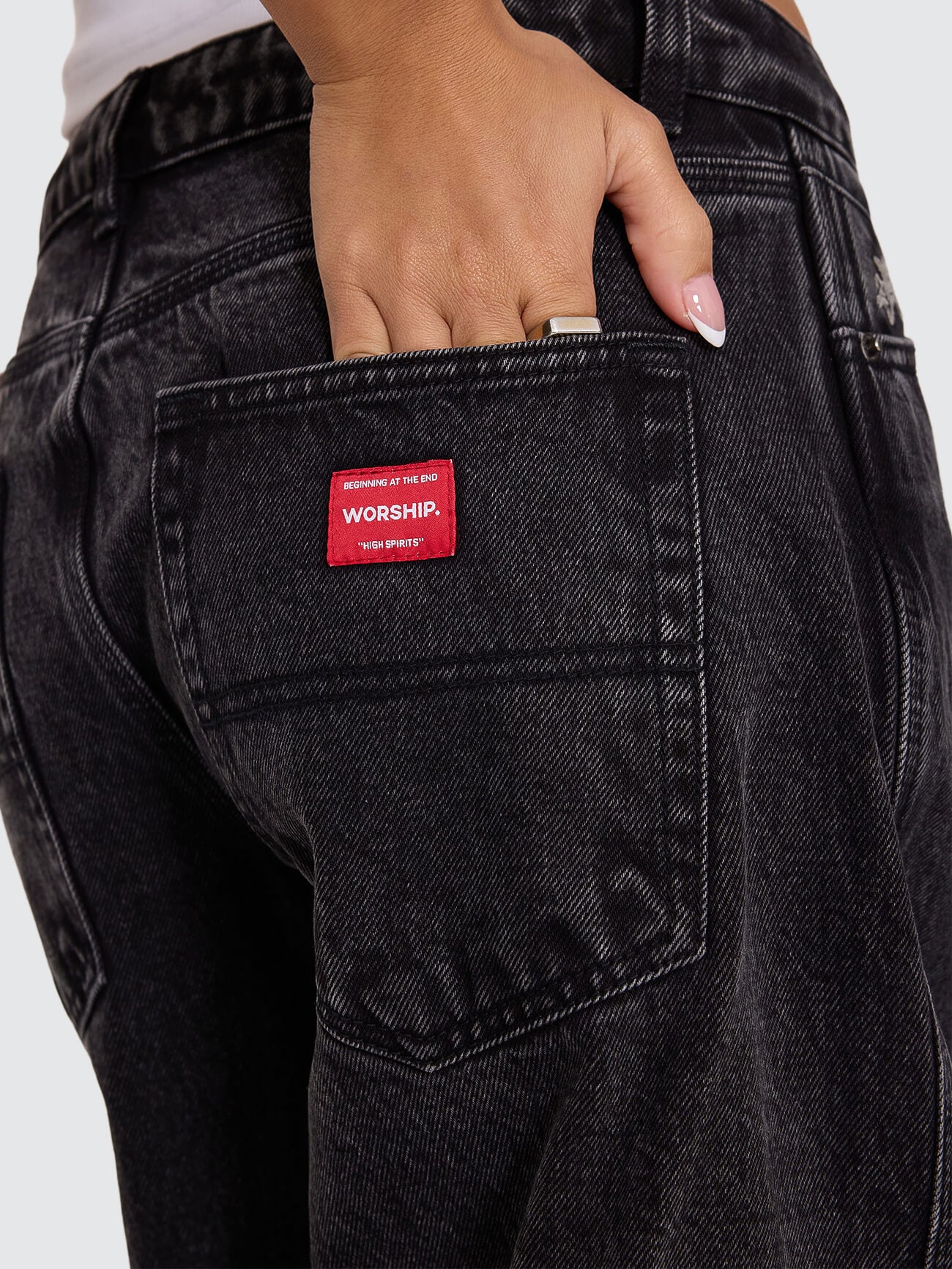 Sloucher Jean - Black Rinse 4