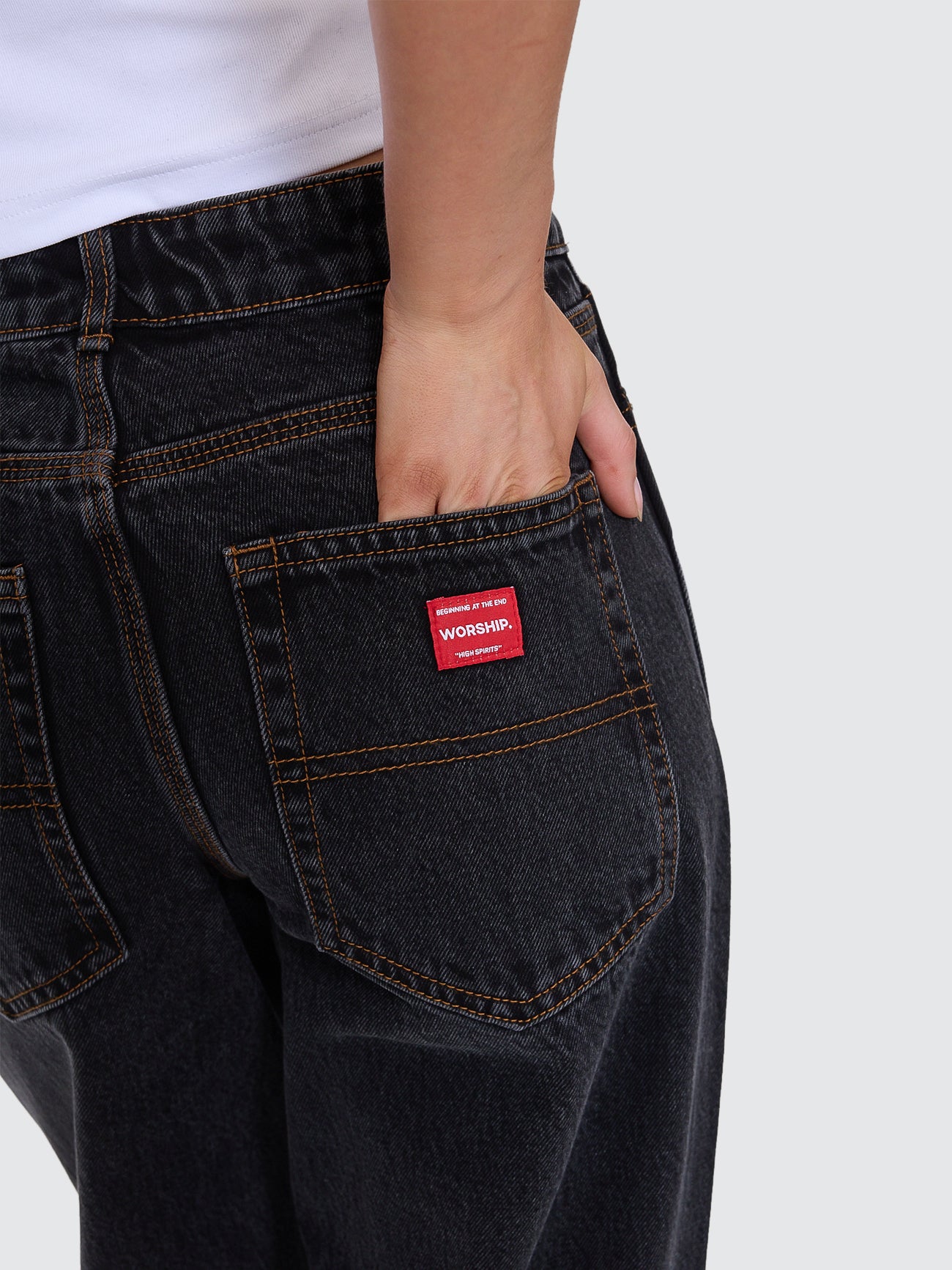 Sloucher Jean - Black Rinse 4