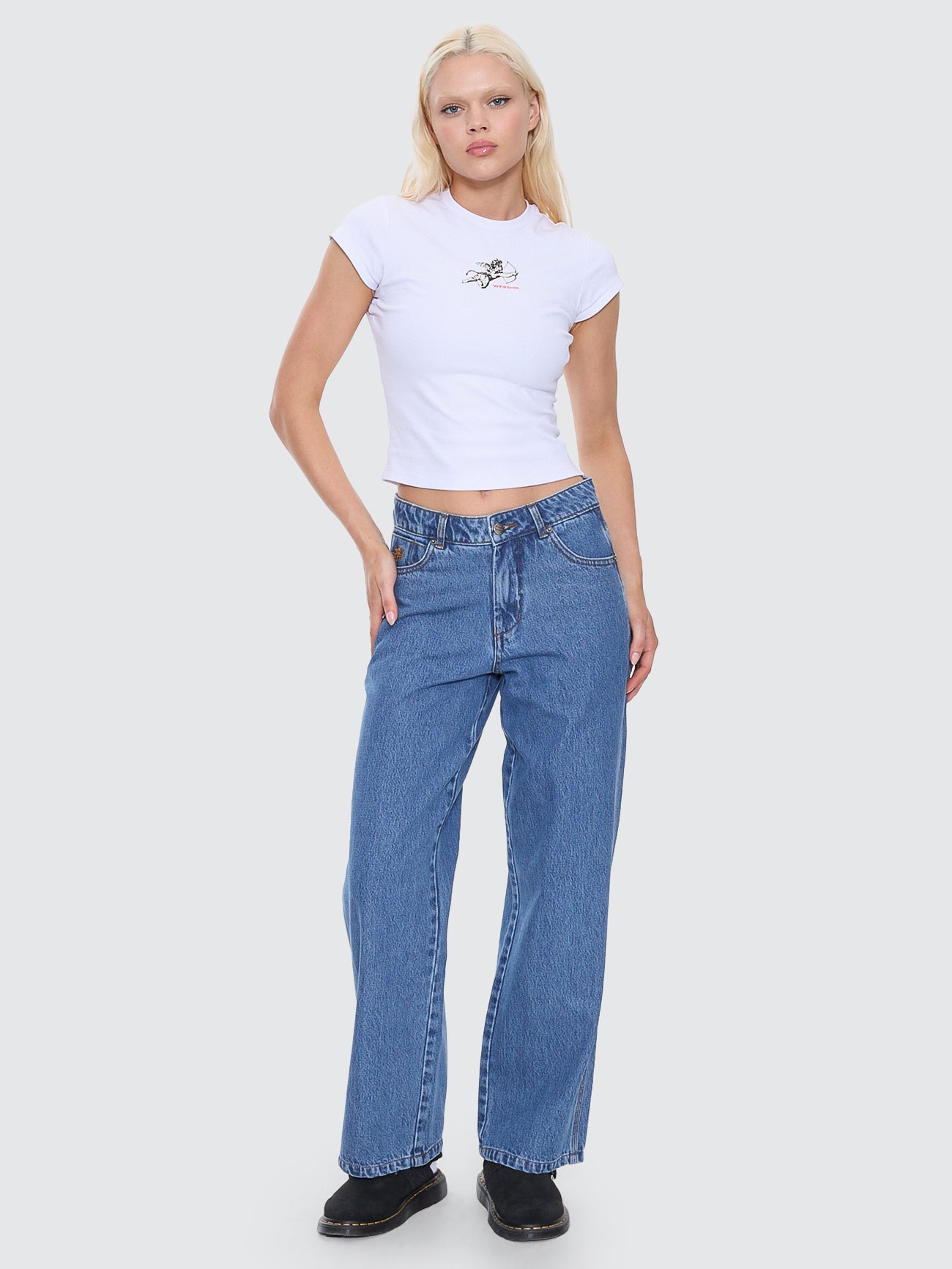 Sloucher Jean - Worship Worn Blue 4