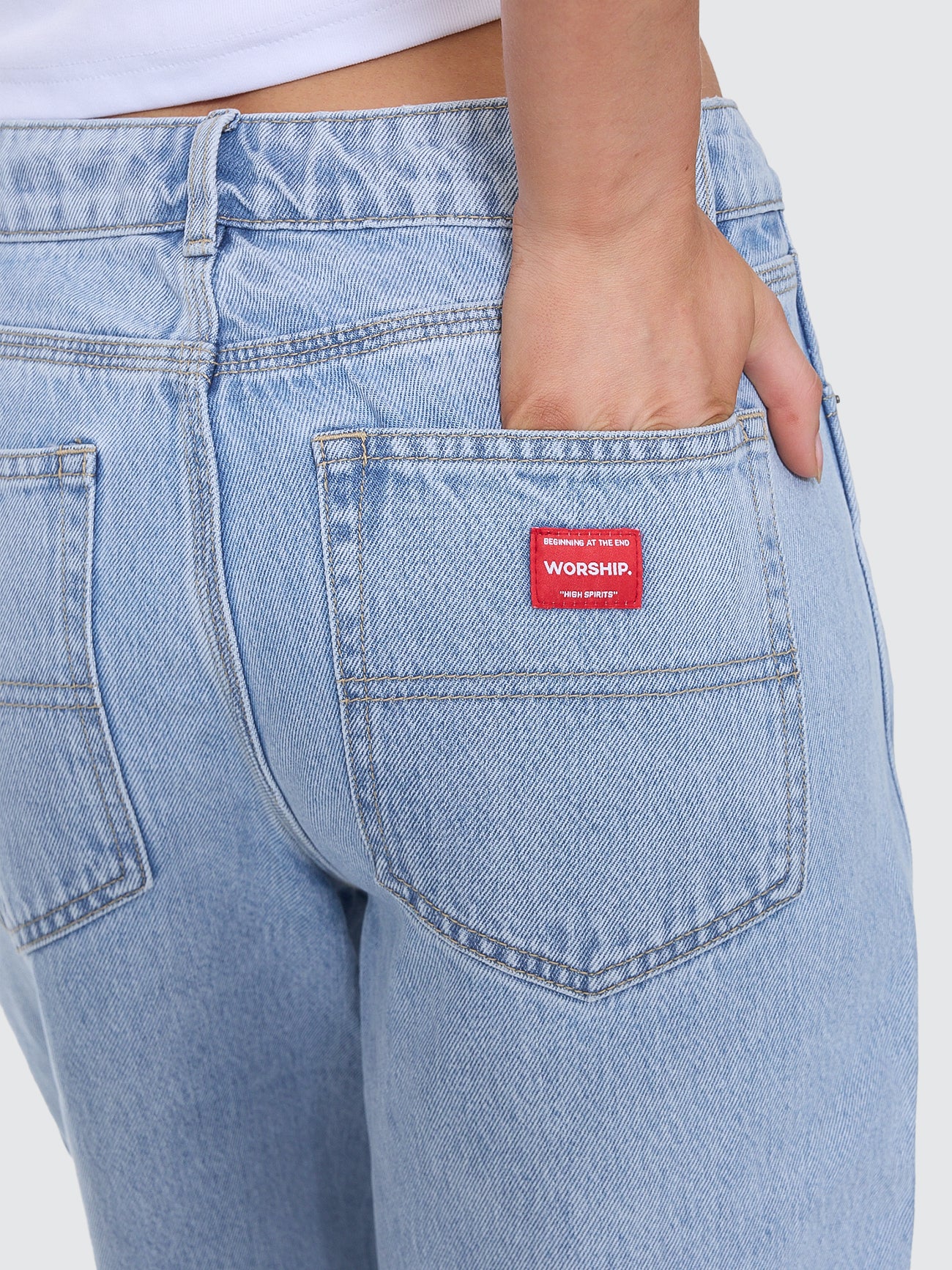 Big Baggy Jean - Worship Worn Blue 4