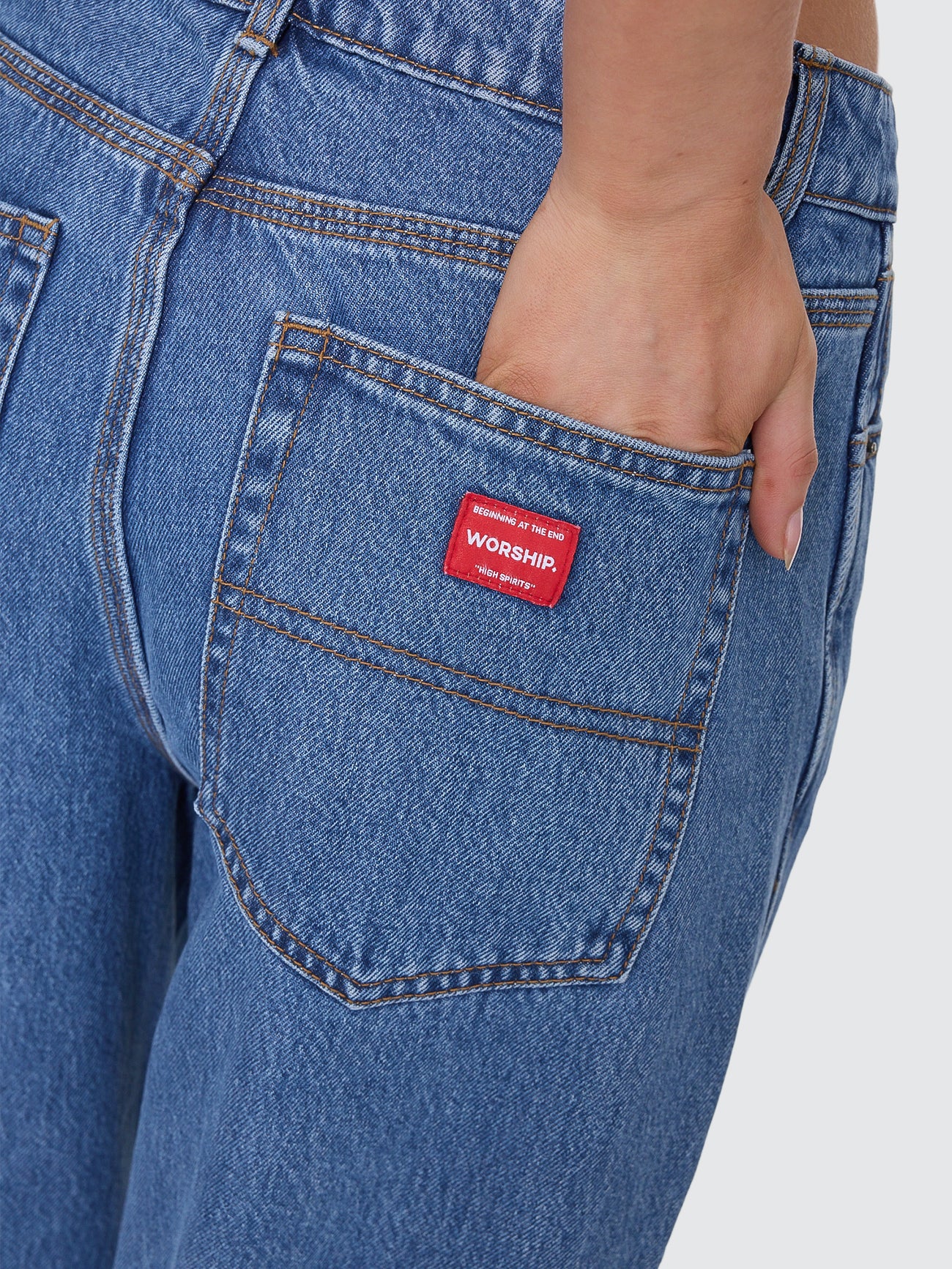 Big Baggy Jean - Worship Worn Blue 4