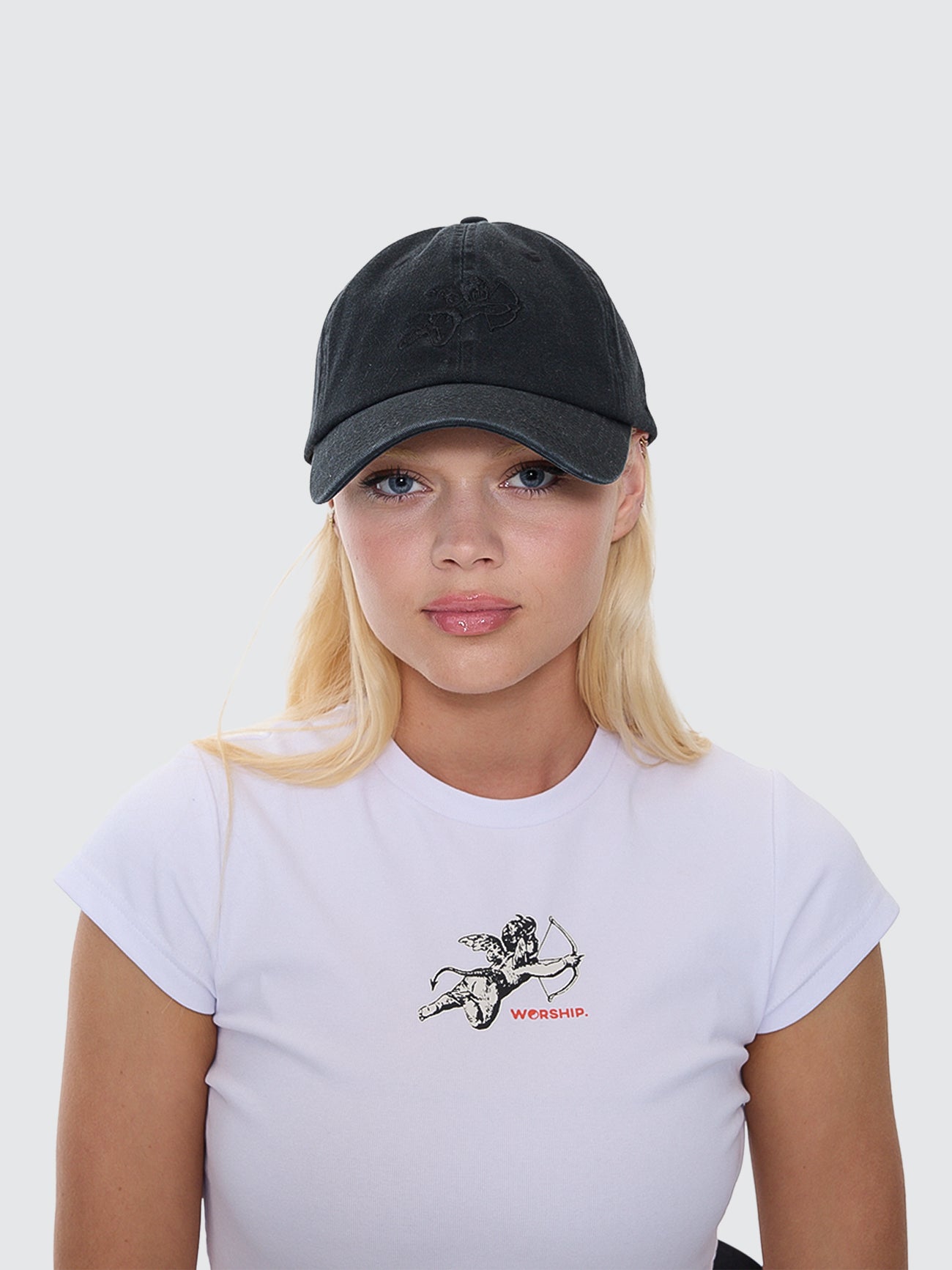 Cherub Dad Cap - Washed Black