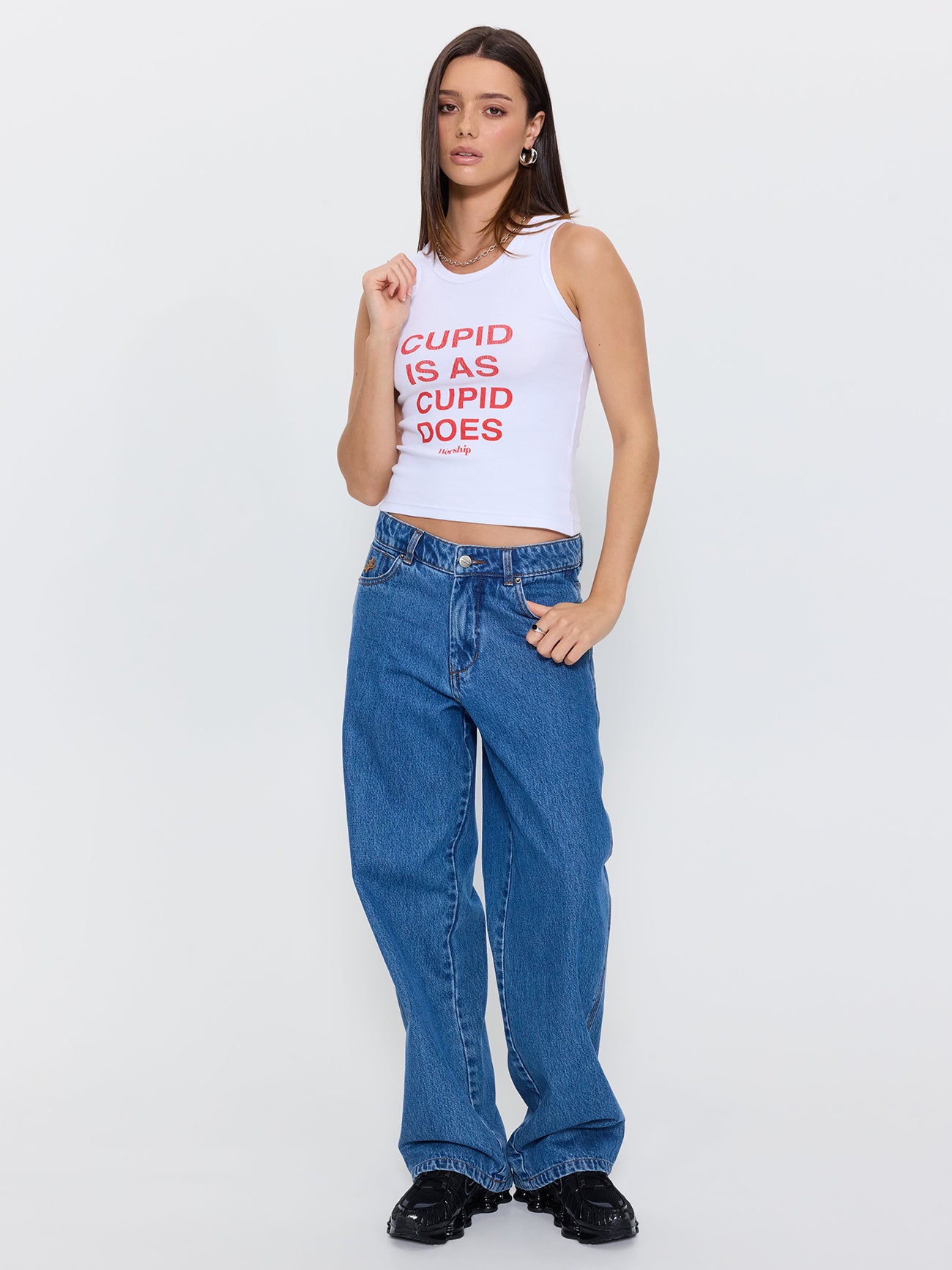 Cupid Is Tank - White