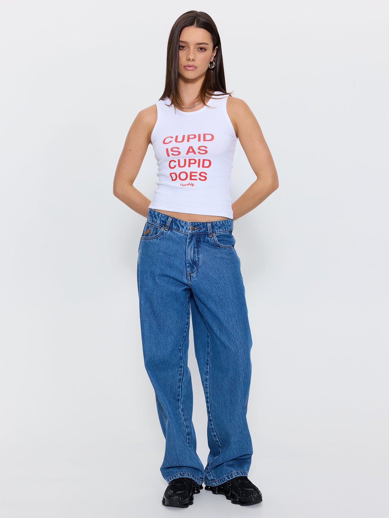 Cupid Is Tank - White