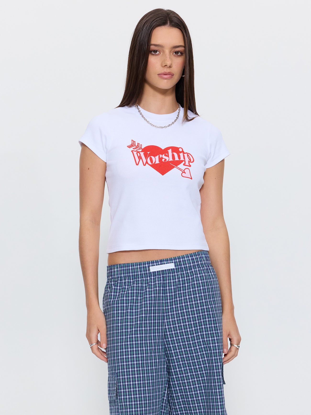 Love Struck Teeny Tee - White