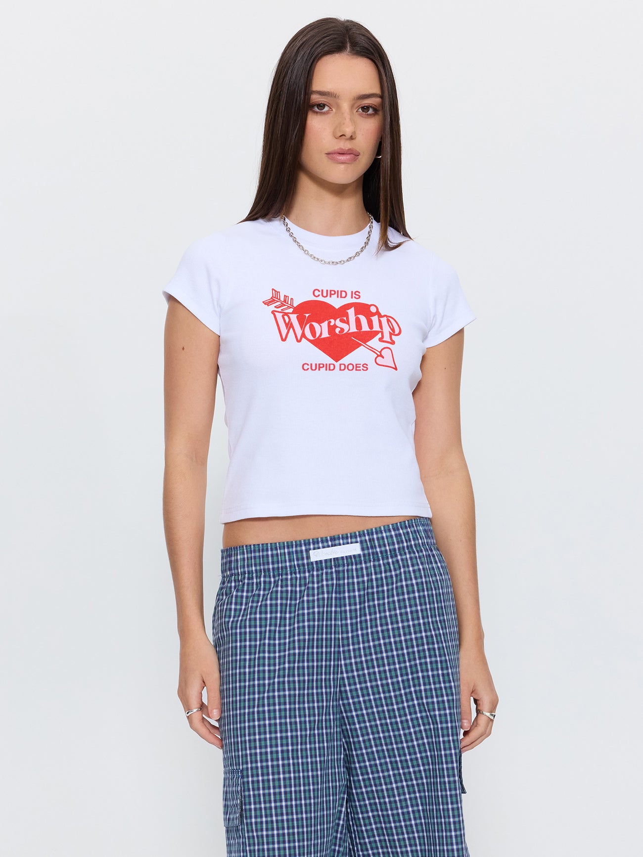 Love Struck Teeny Tee - White