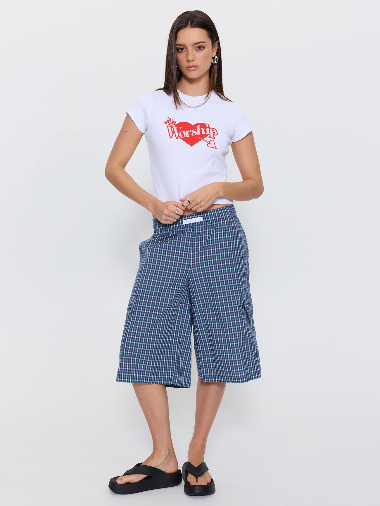 Love Struck Teeny Tee - White