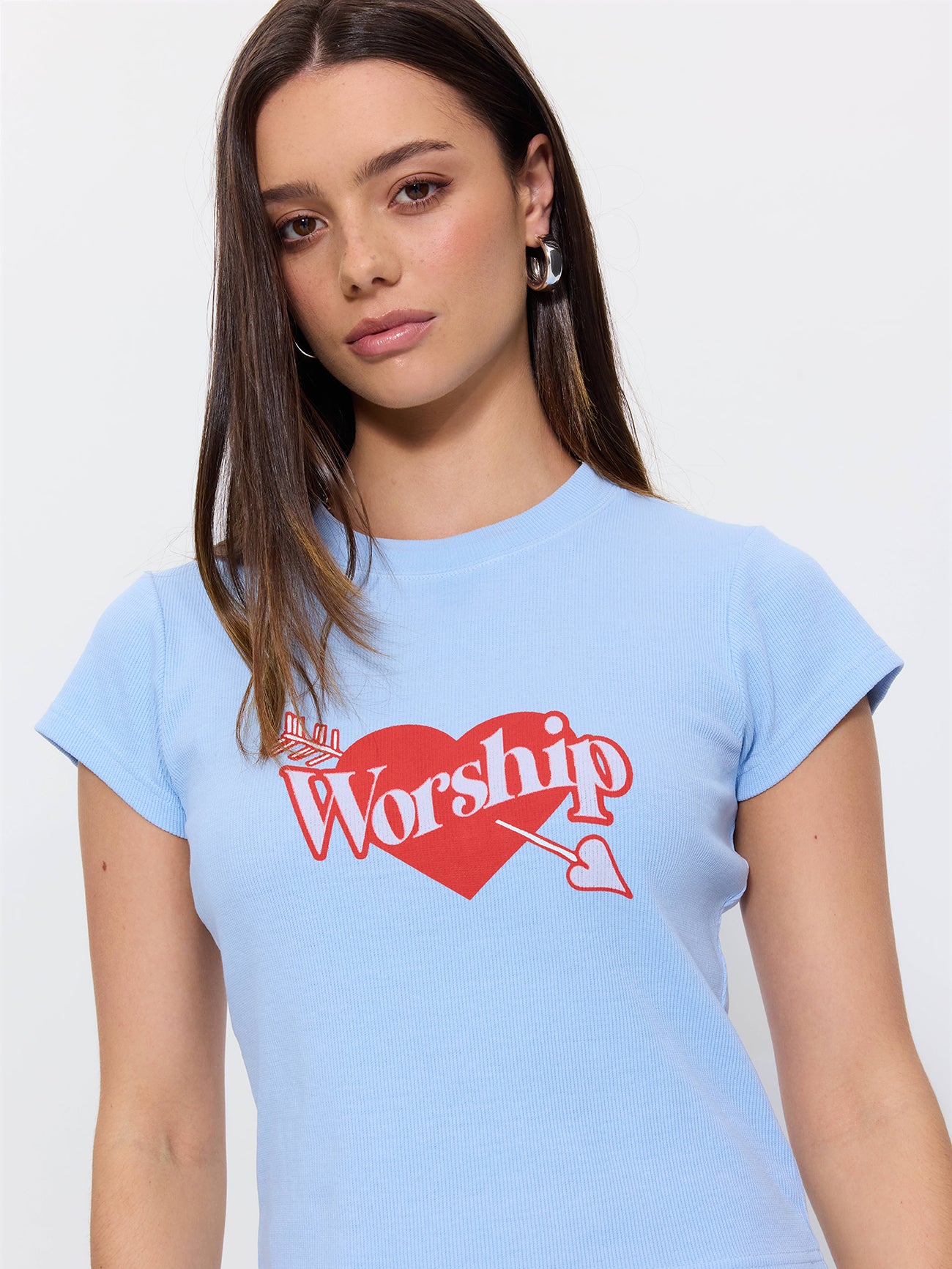 Love Struck Teeny Tee - Dream Blue