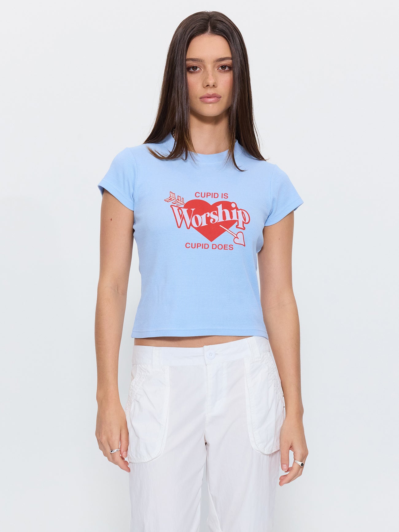 Love Struck Teeny Tee - Dream Blue