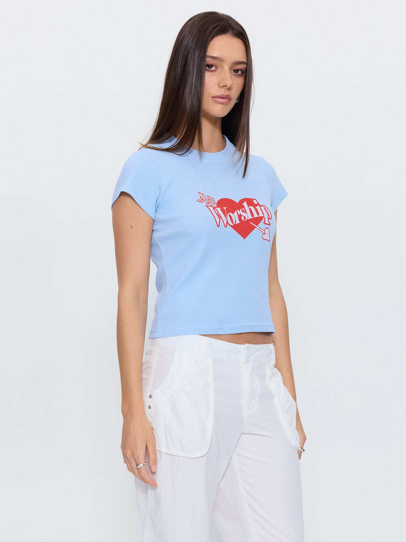 Love Struck Teeny Tee - Dream Blue